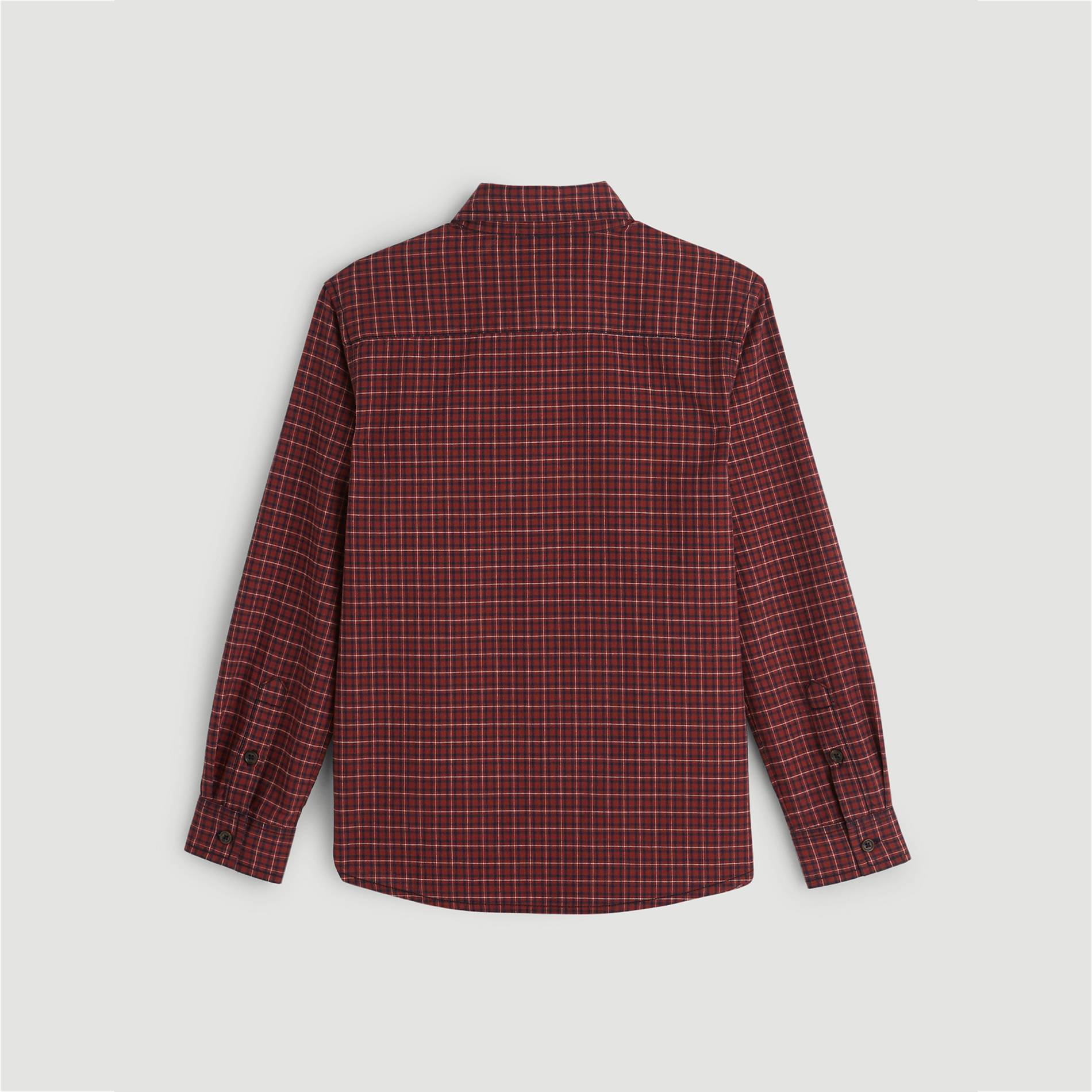 Chemise a carreaux, Raisin, large image number 1
