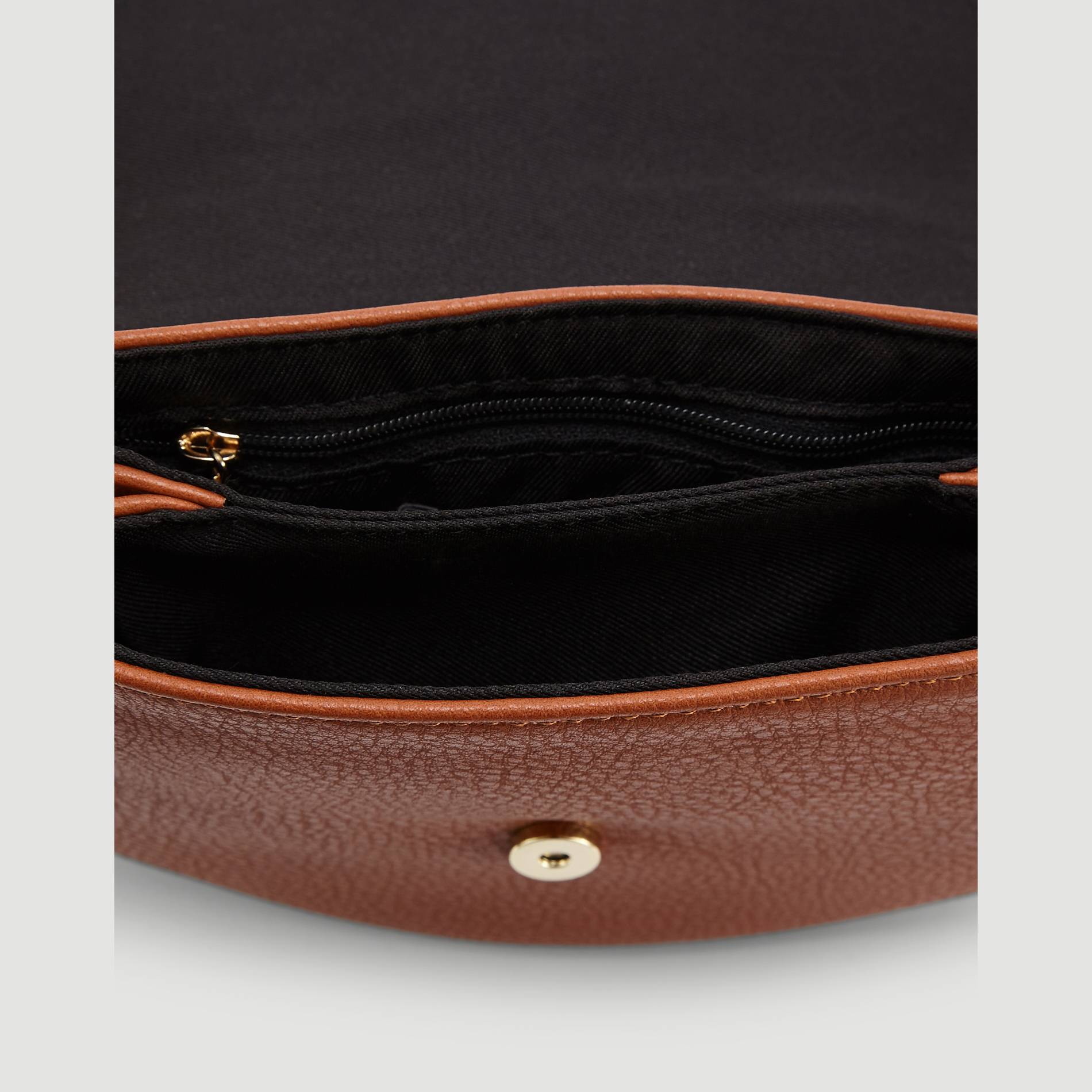 Sac avec double fermetures, Safran, large image number 2
