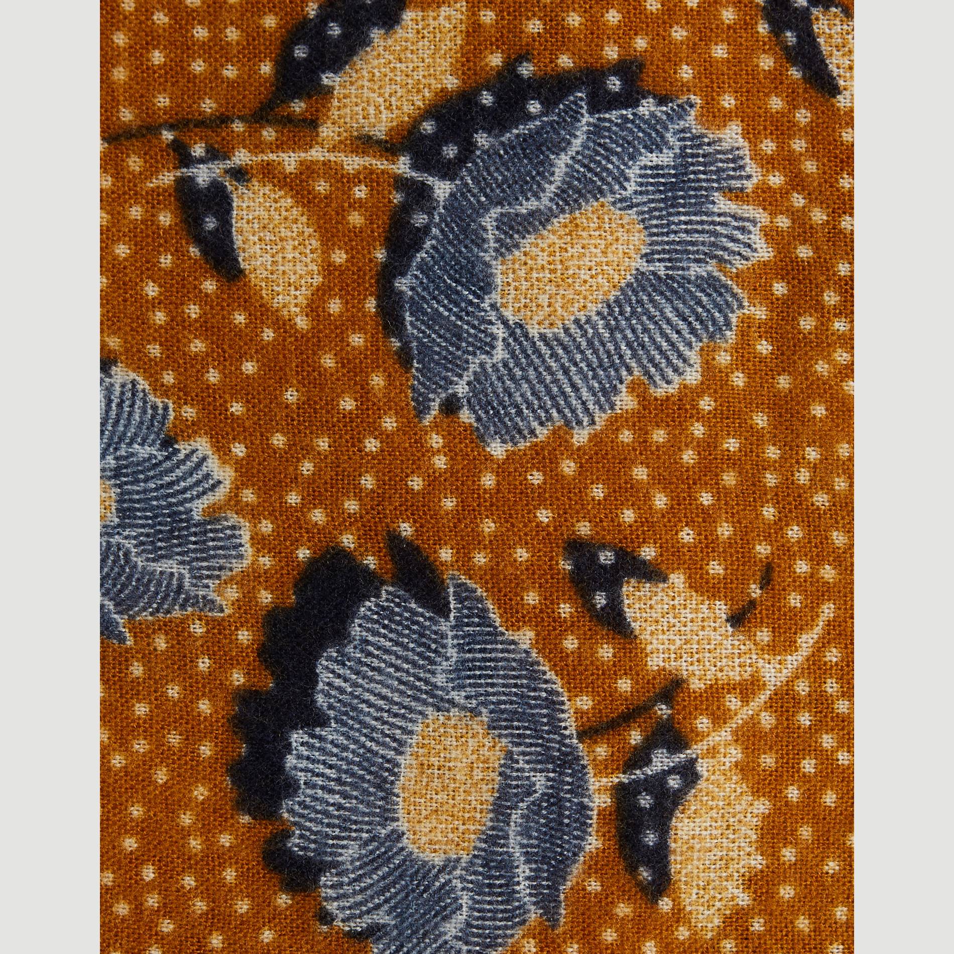 Echarpe imprime fleurs, Safran, large image number 2