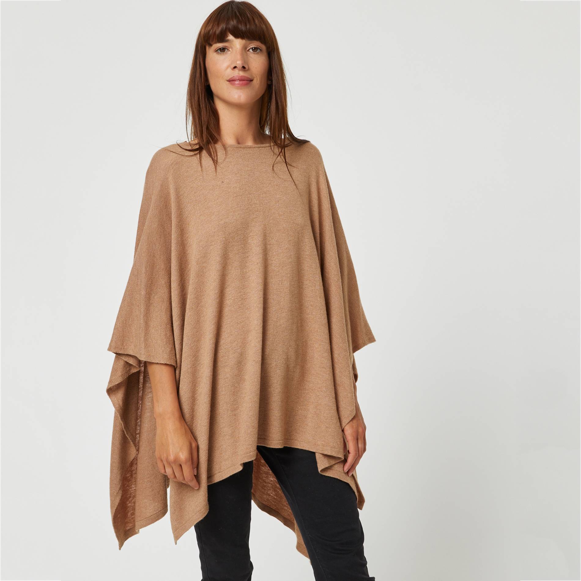 Poncho, Caramel, large image number 0