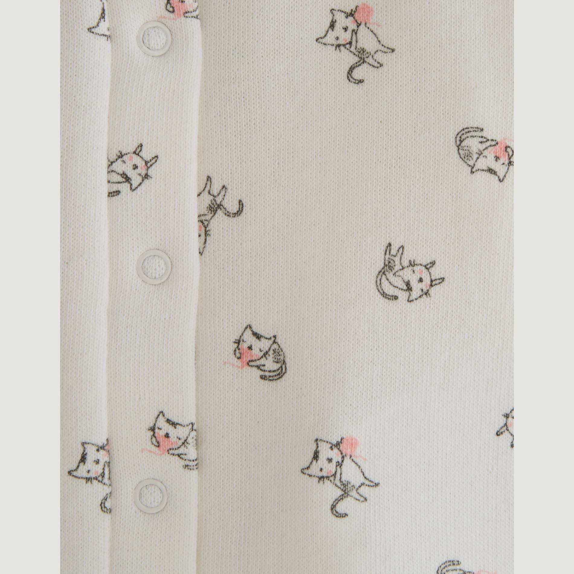 Cardigan imprimé - Oeko-Tex ®, Ecru, large image number 2.0
