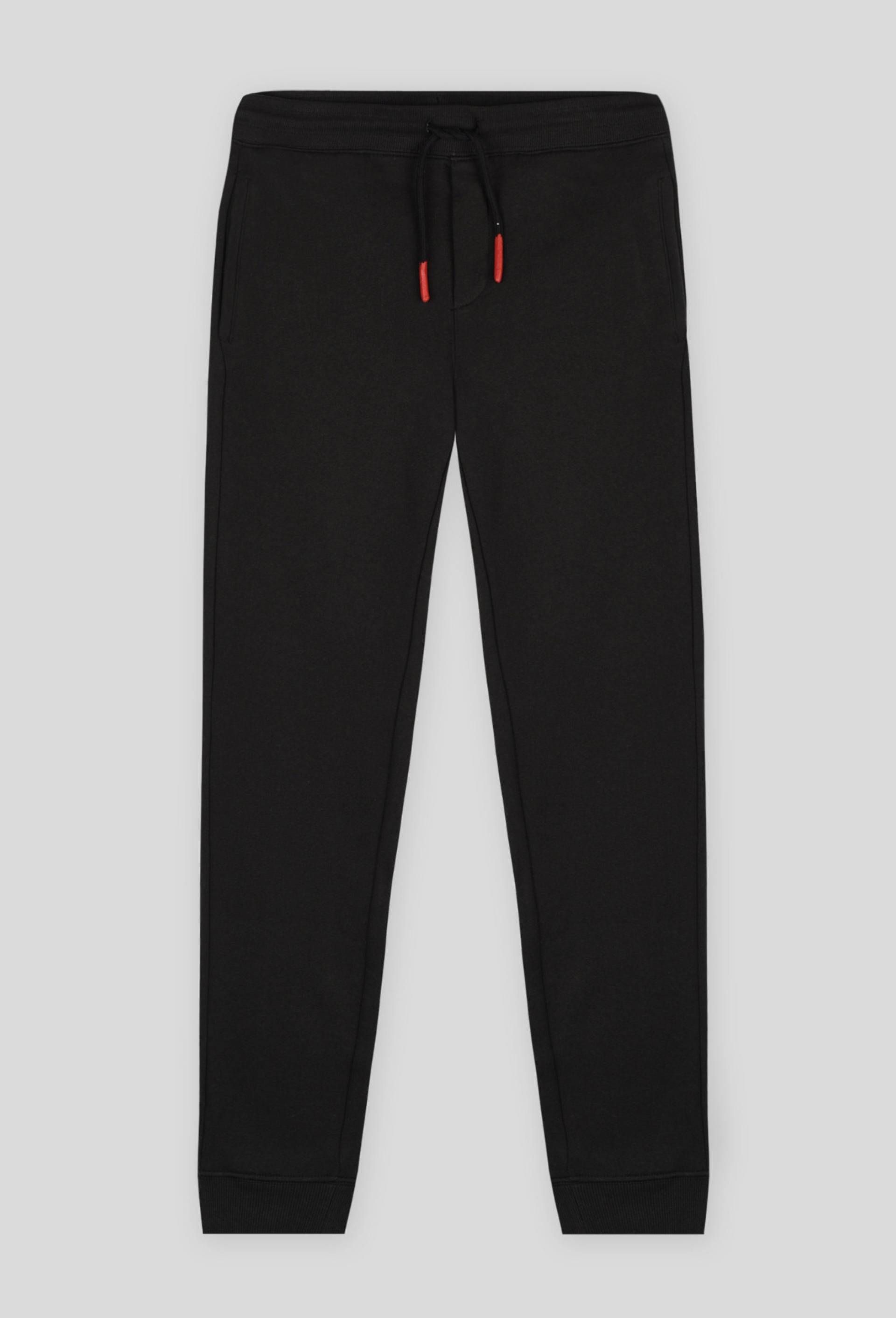 Pantalon molleton en coton BIO, Noir, large image number 0