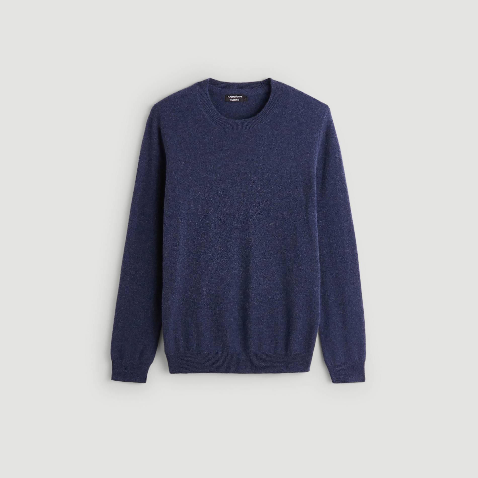Pull en cachemire, Bleu marine, large image number 2