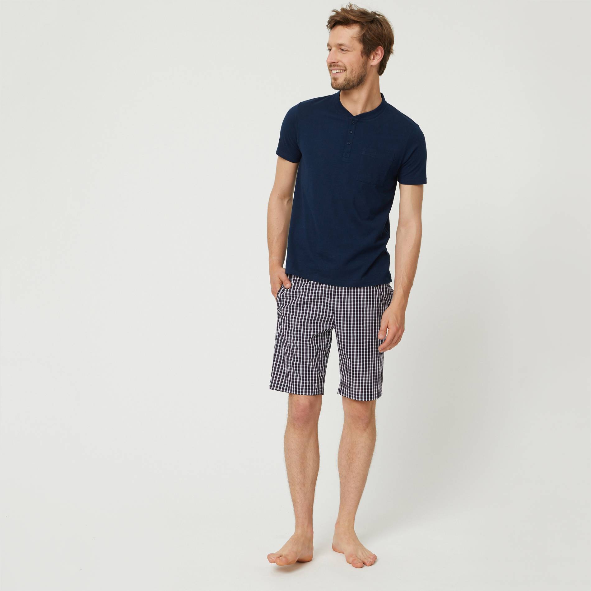 Ensemble pyjamas, Bleu marine, large image number 0