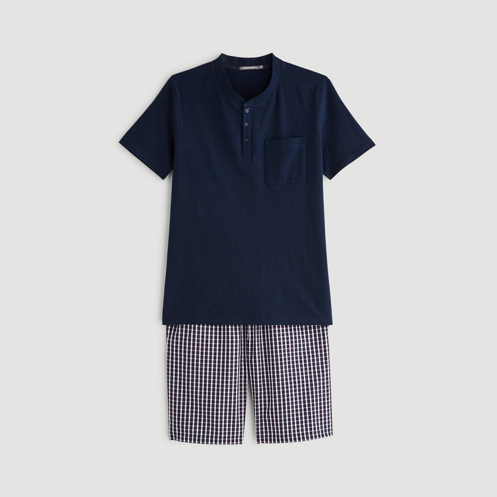Ensemble pyjamas, Bleu marine, large image number 2