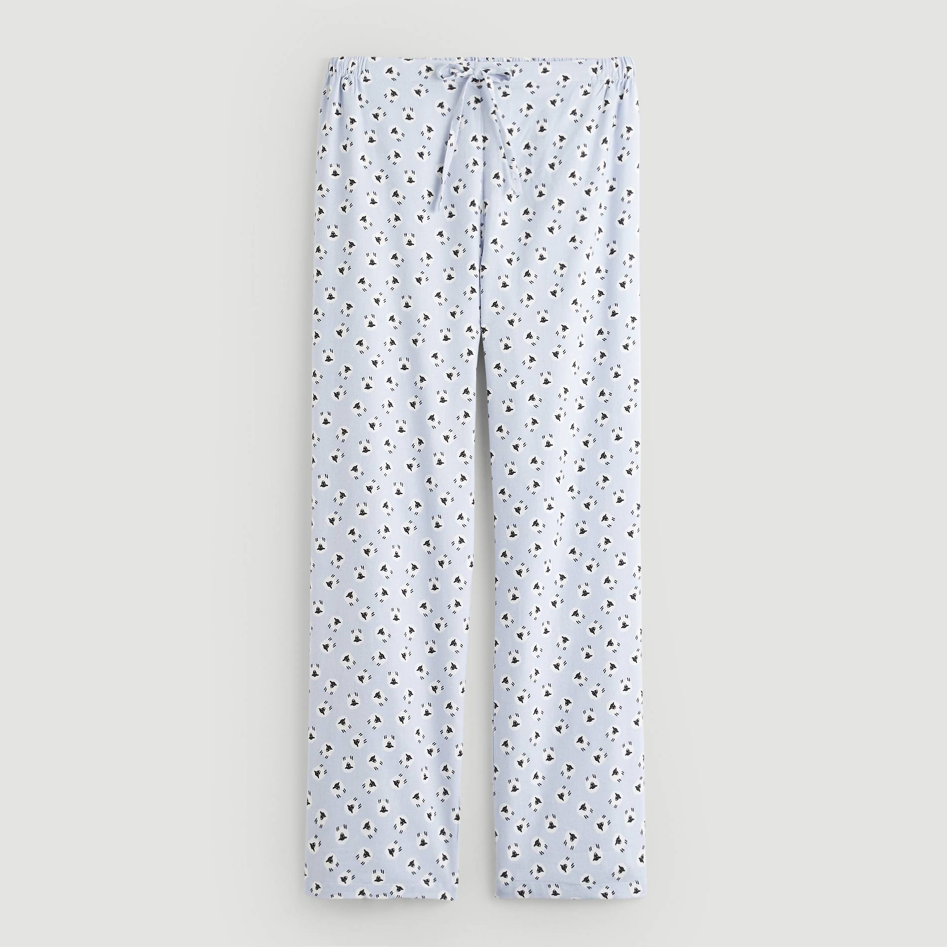 Pantalon imprime moutons, Bleu pâle, large image number 2