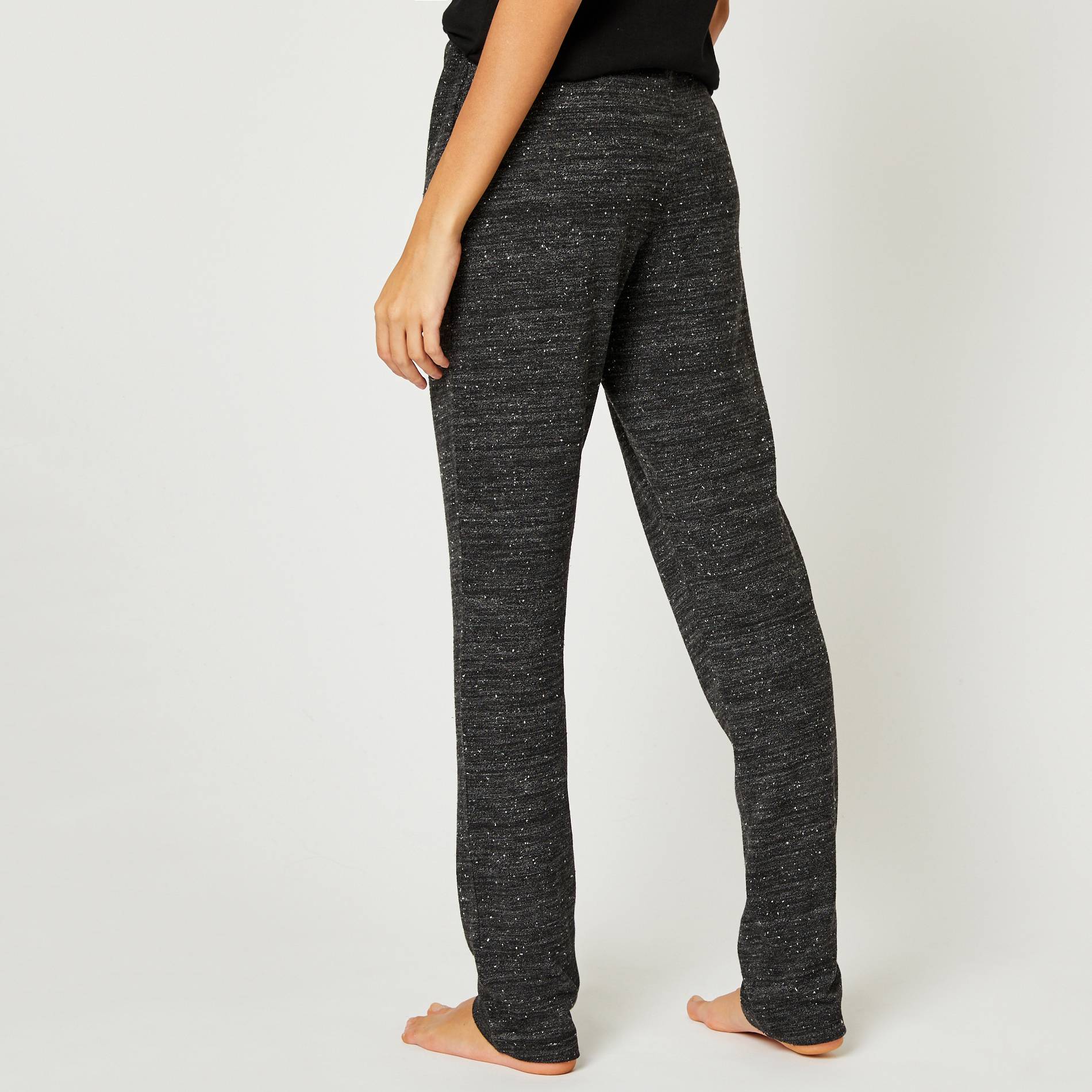 Pantalon chiné, Noir, large image number 1.0