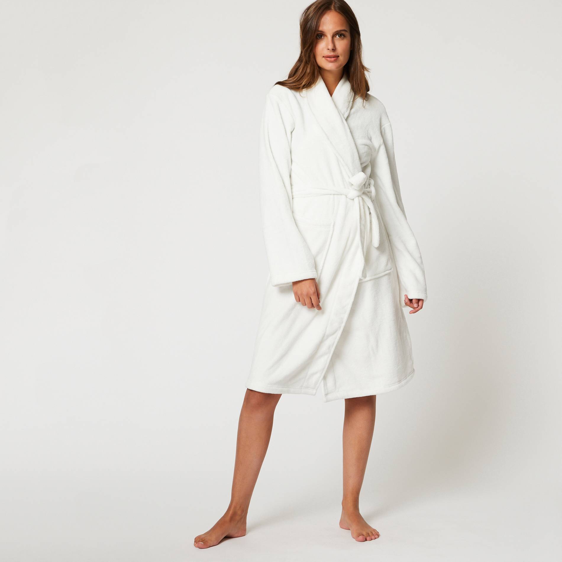 Peignoir long, Blanc, large image number 0.0
