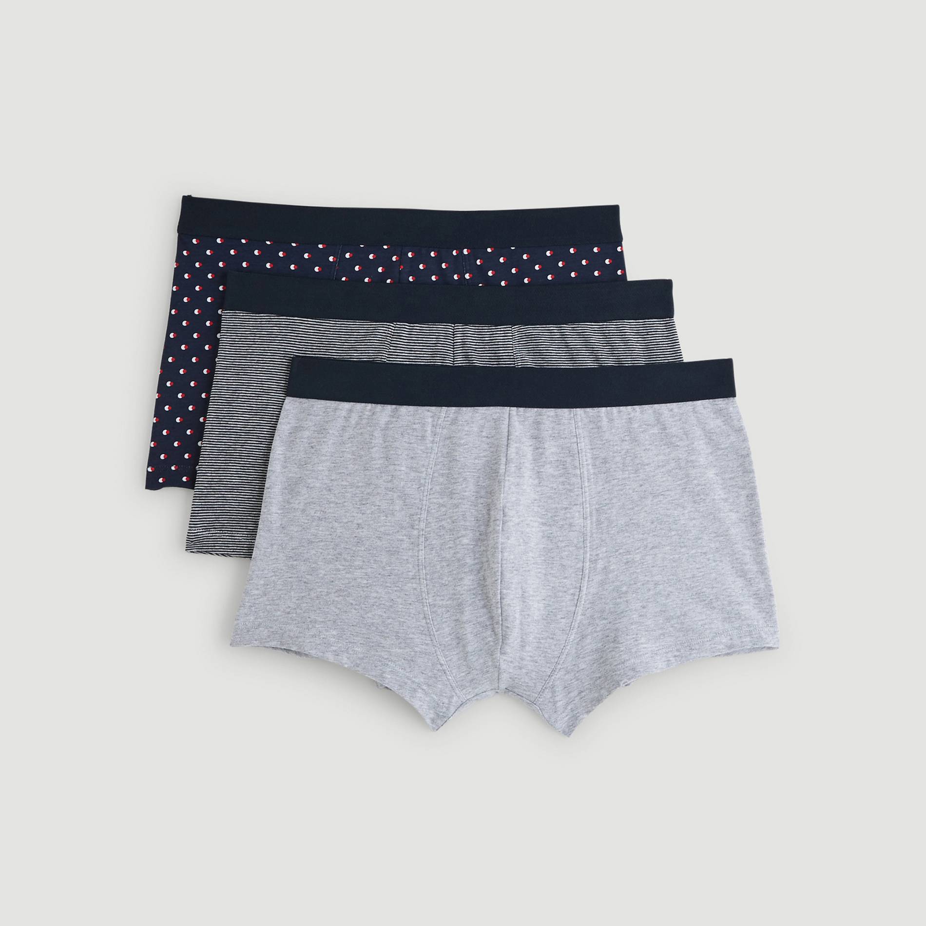 Lot de 3 boxers, Bleu marine, large image number 0.0