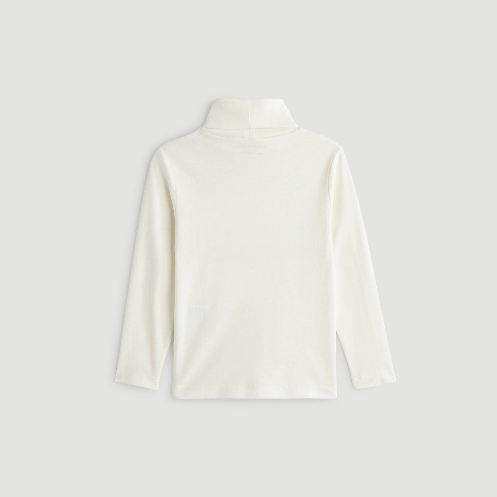 Sous-pull en coton BIO, Ecru, large image number 1