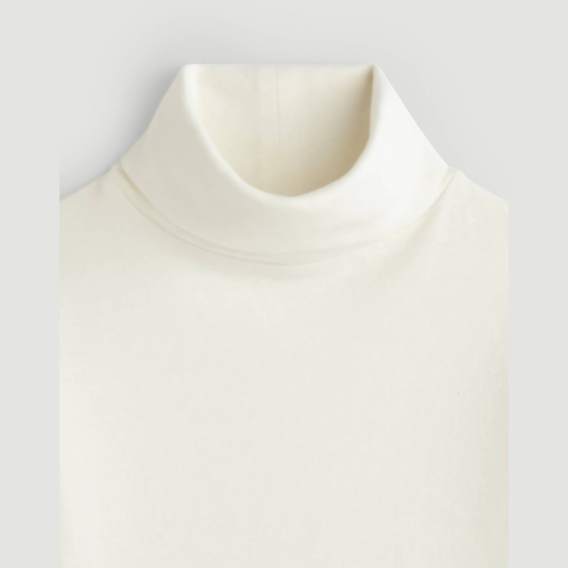 Sous-pull en coton BIO, Ecru, large image number 2