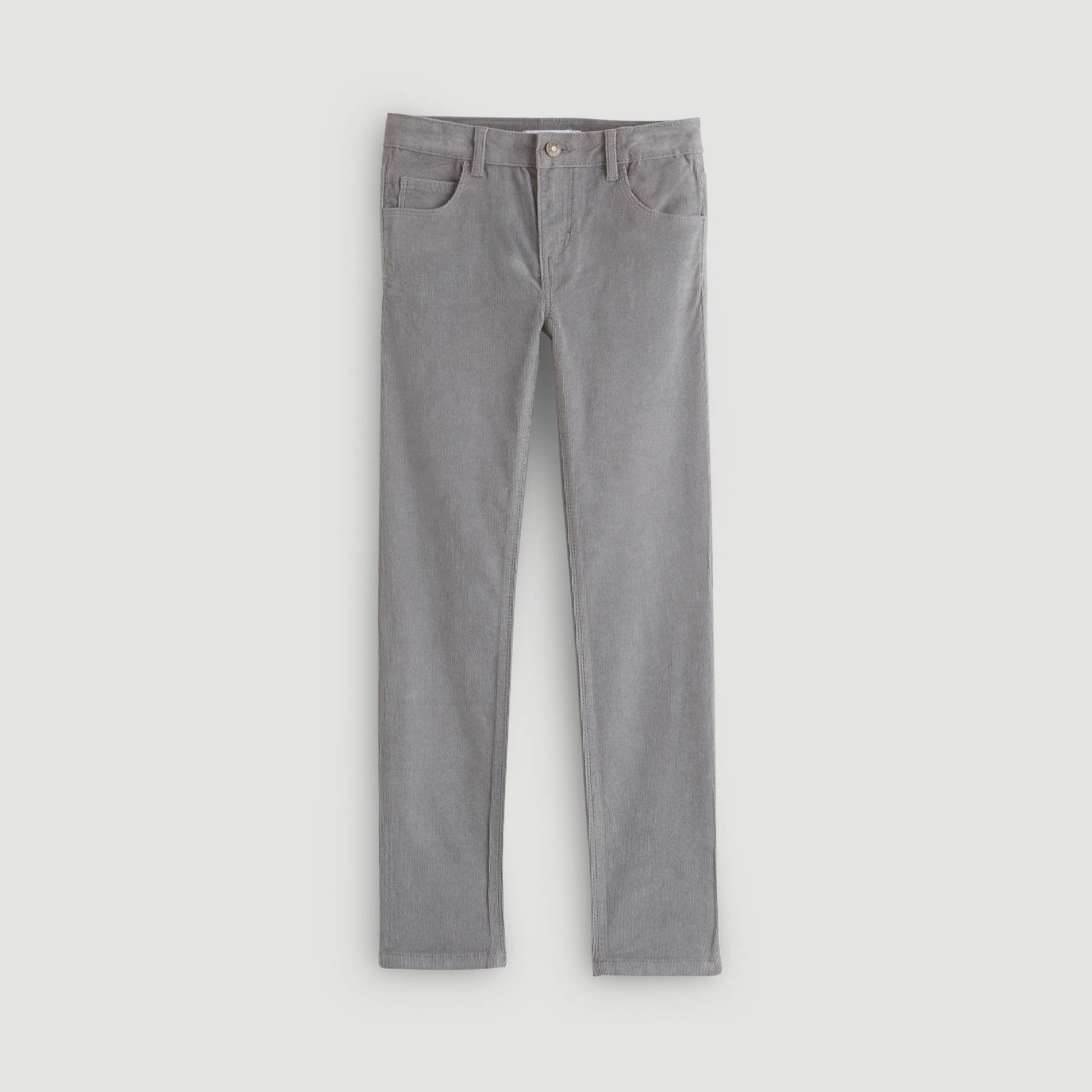 Pantalon velours, Gris foncé, large image number 0