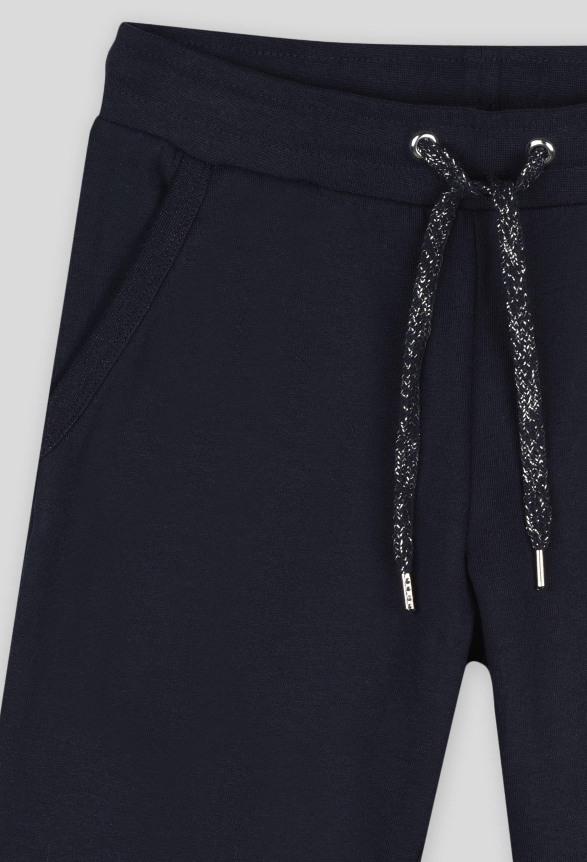 Pantalon jogging en coton BIO, Bleu foncé, large image number 2