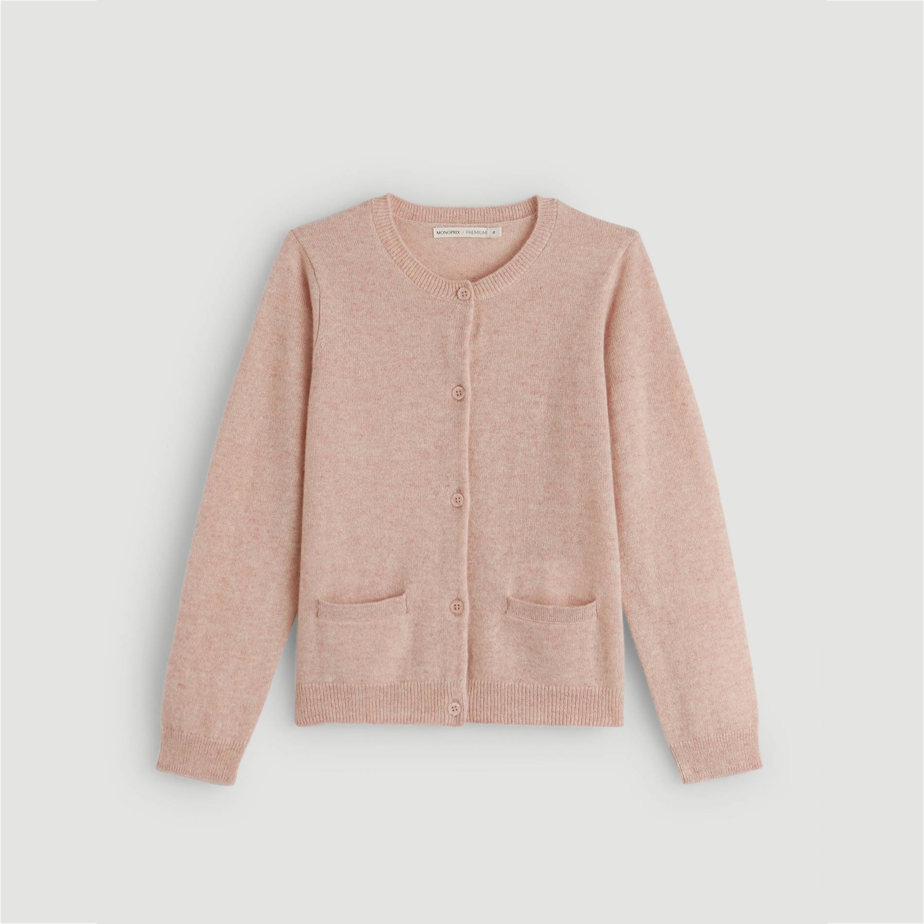 Cardigan en cachemire, Bois de rose, large image number 0.0