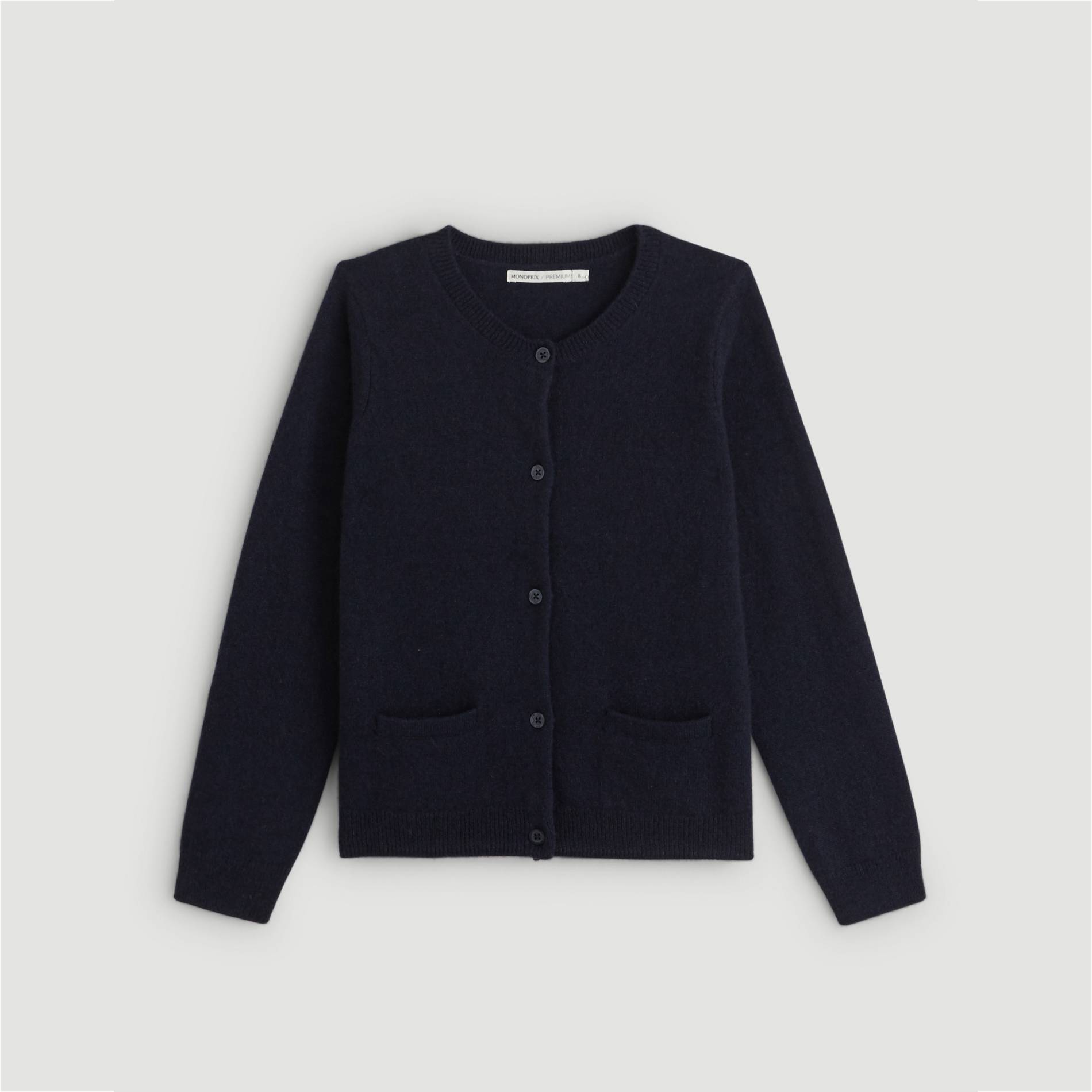Cardigan en cachemire, Bleu marine, large image number 0.0