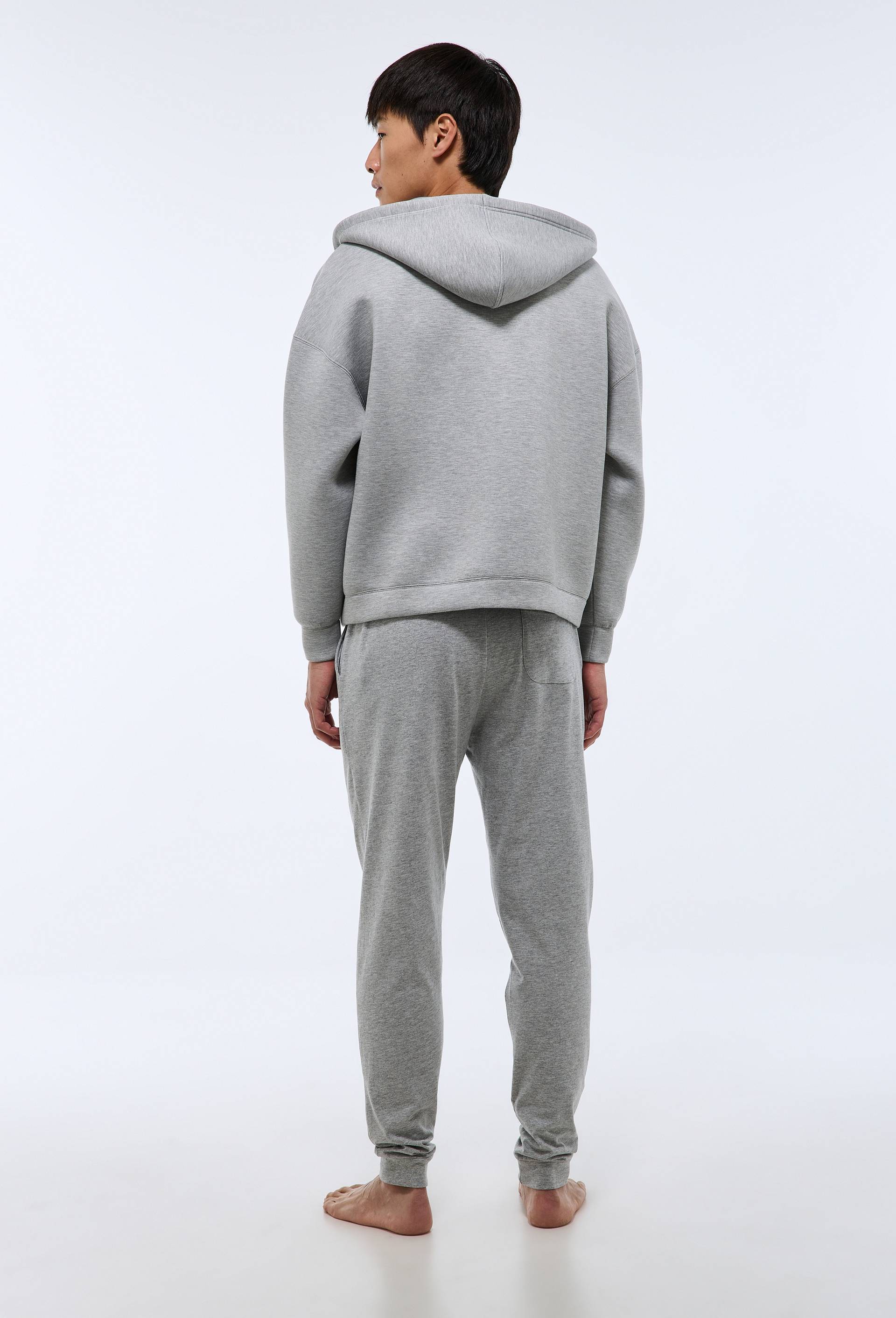 Bas de pyjama en jersey de coton BIO, Gris, large image number 1.0