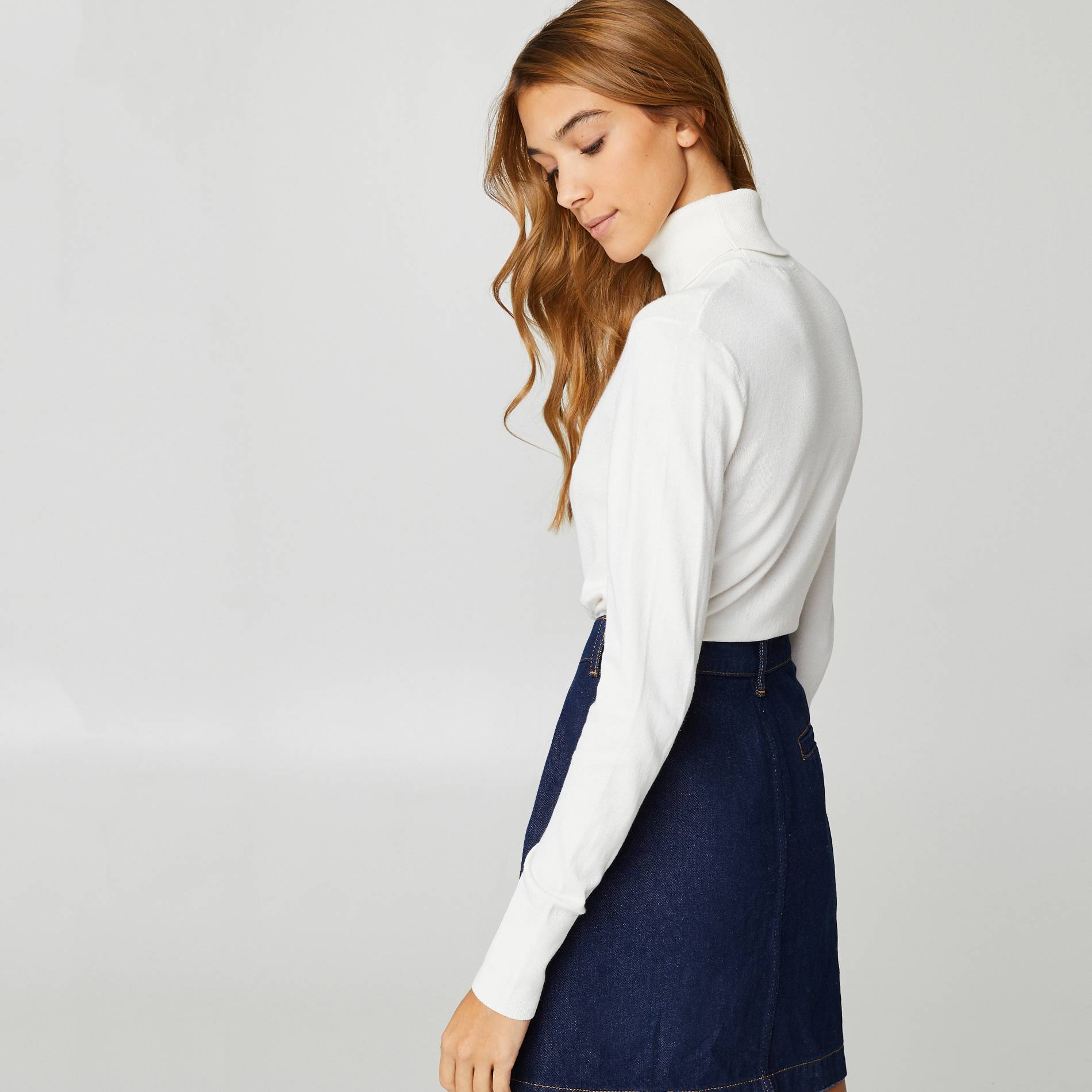 Pull en viscose, Ecru, large image number 1