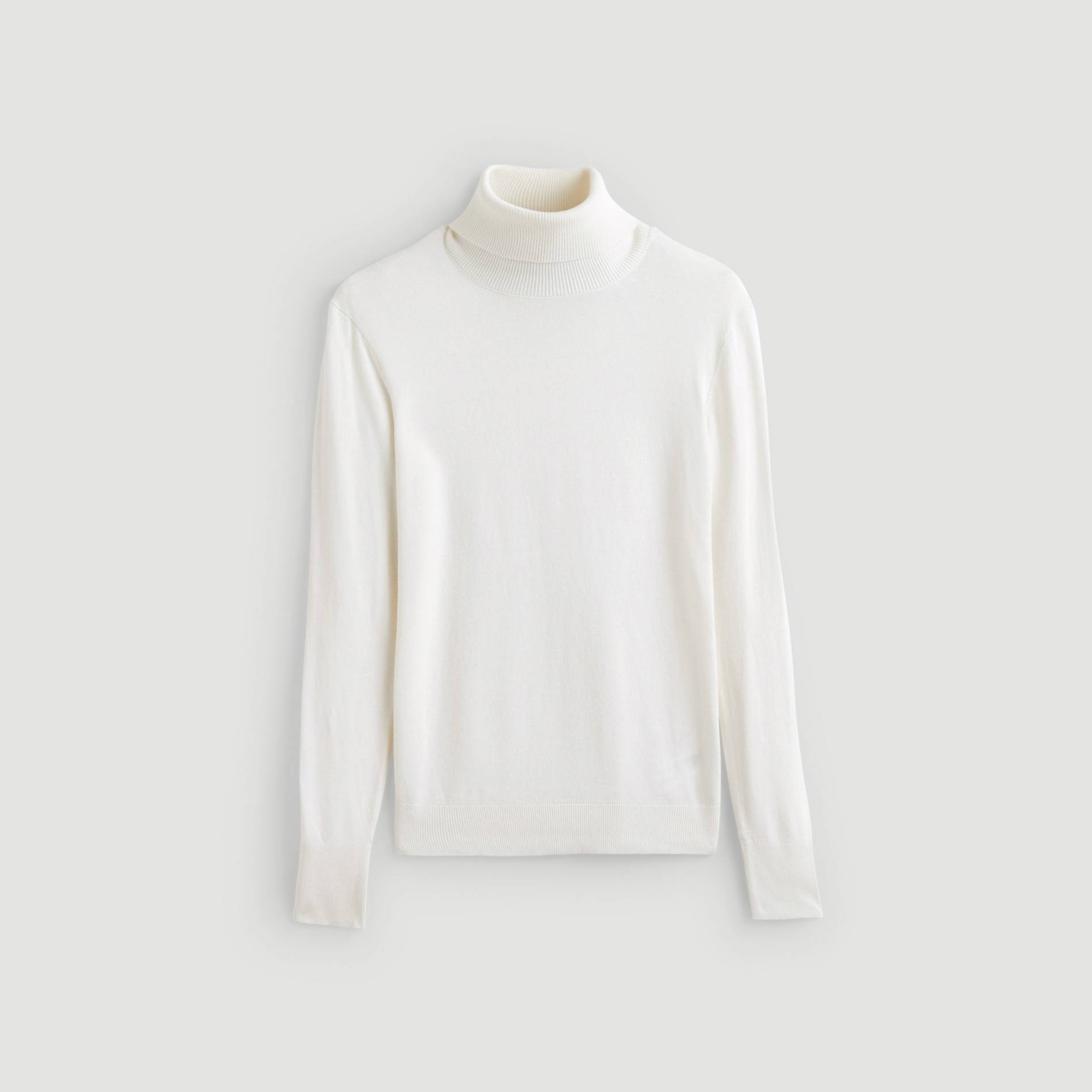Pull en viscose, Ecru, large image number 2