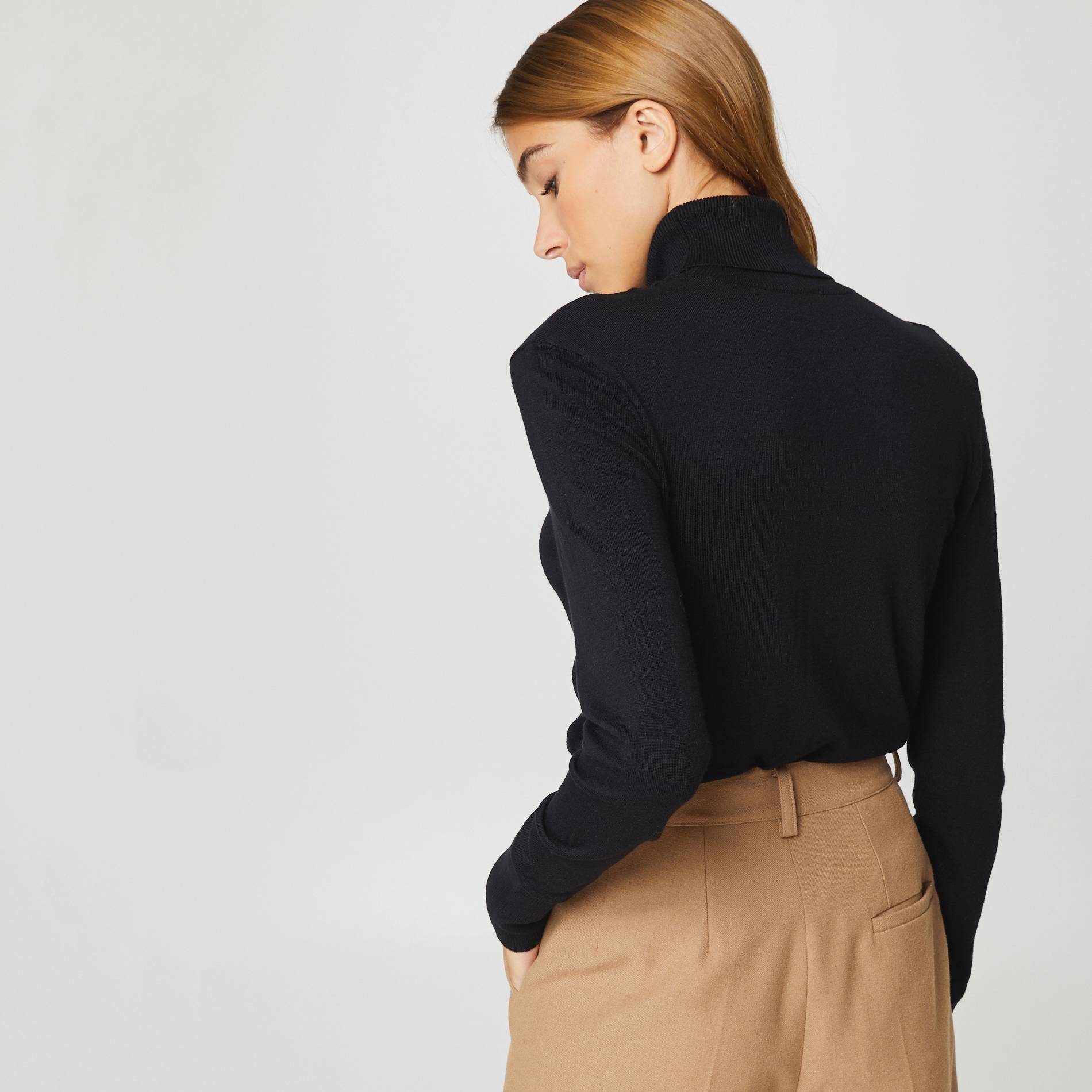 Pull en viscose, Noir, large image number 1