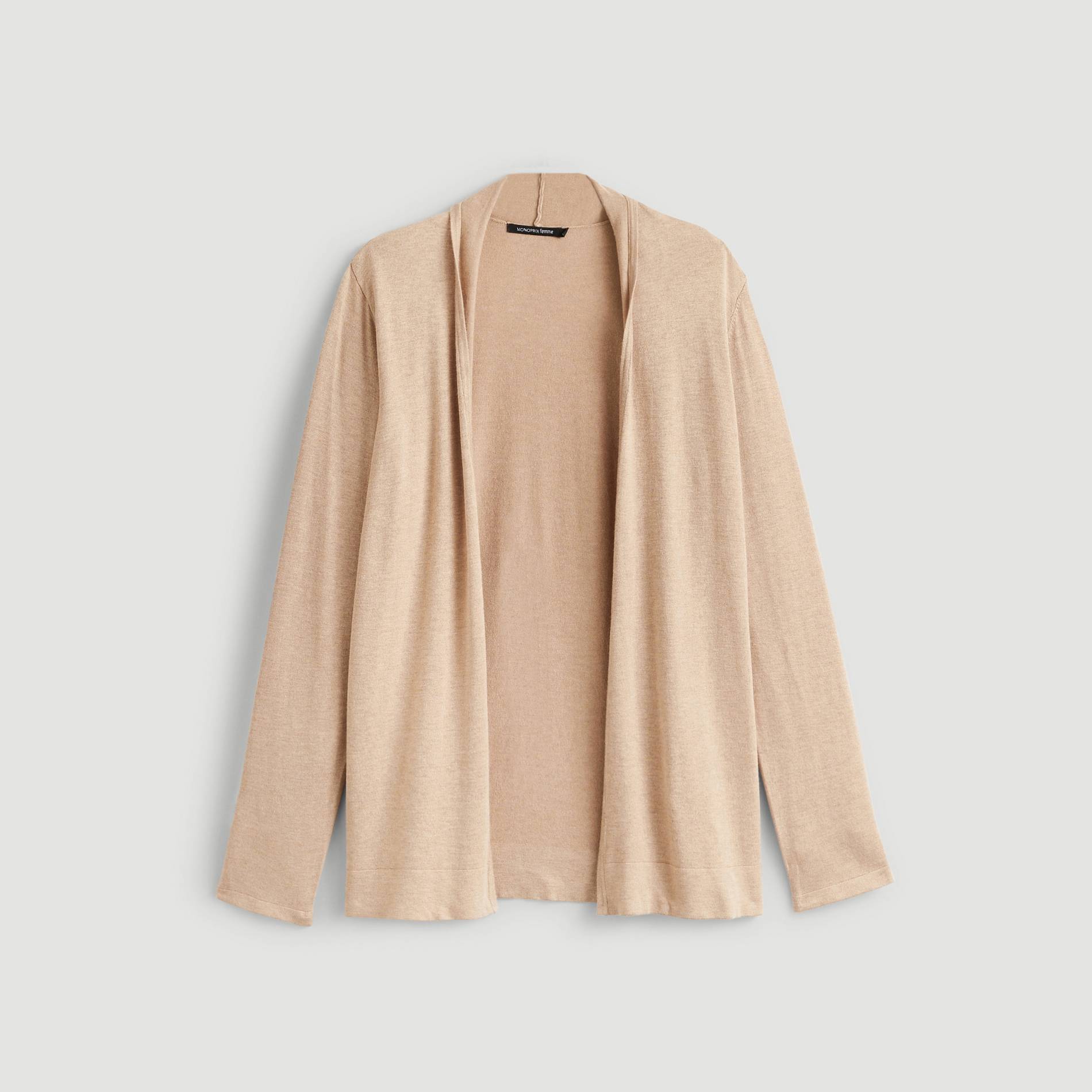 Gilet manches longues, Brun clair, large image number 2.0