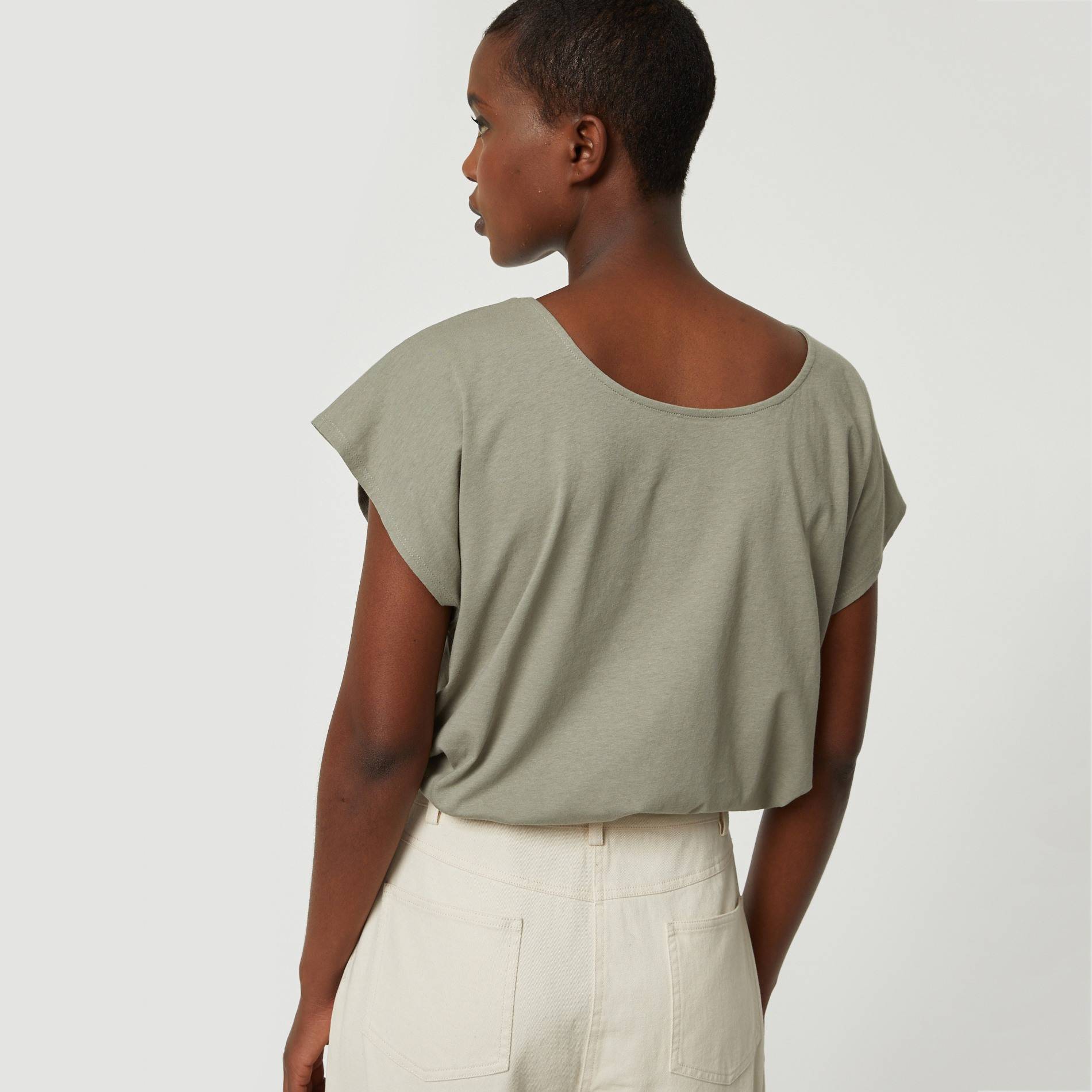 T-shirt en coton issu de l'agriculture biologique, Gris moyen, large image number 1