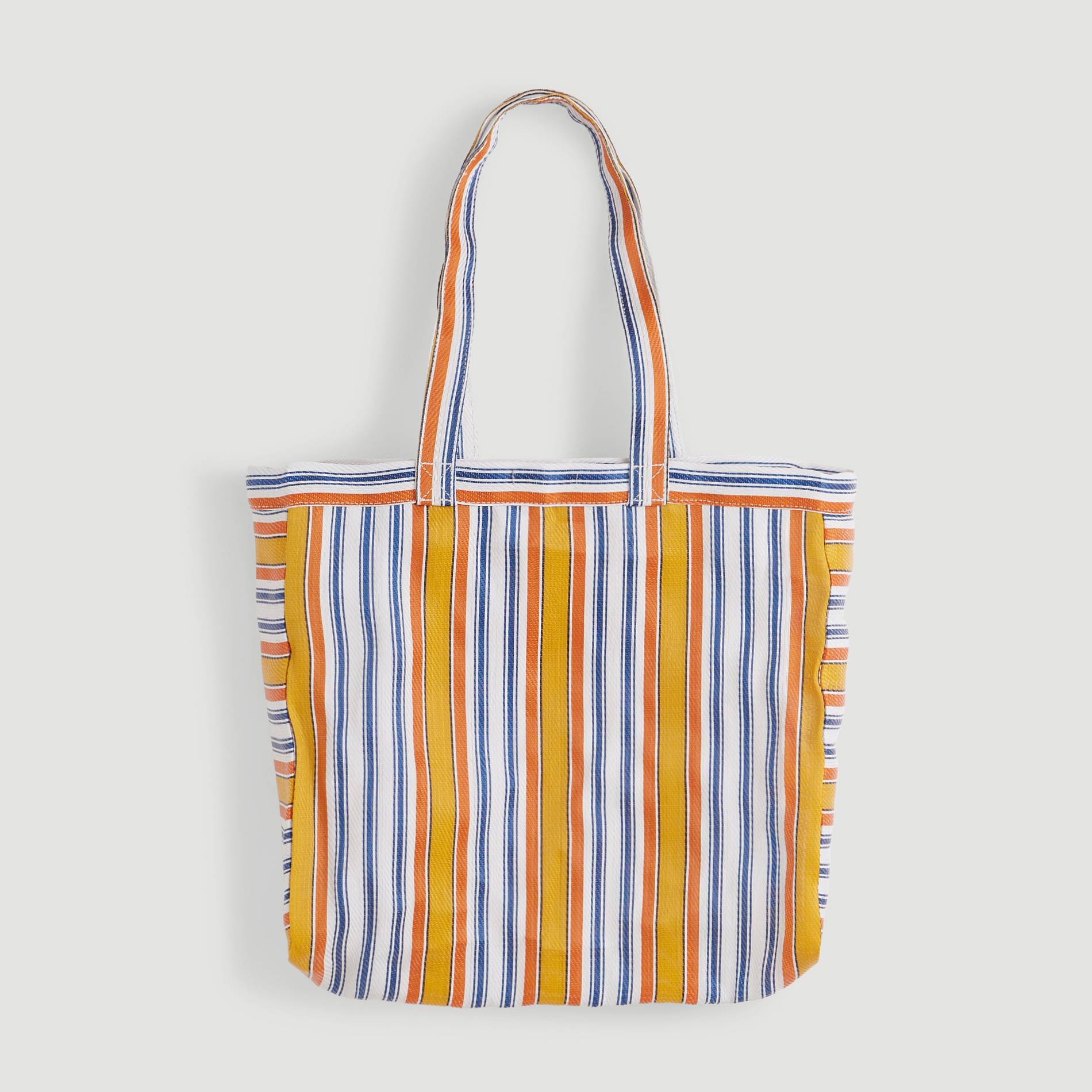 Tote bag raye, Safran, large image number 1