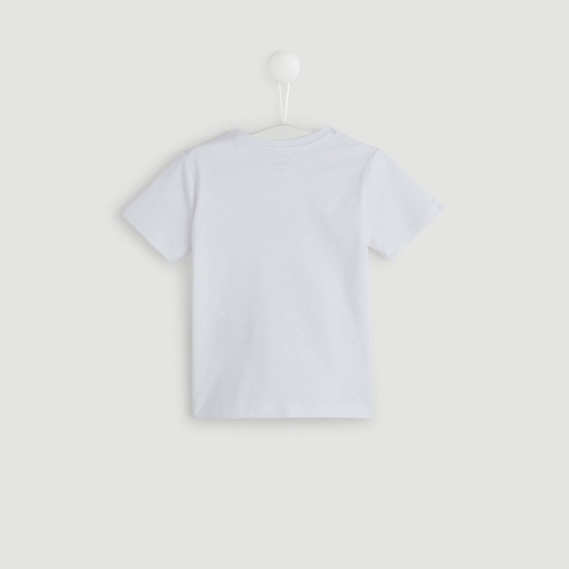 T-shirt manches courtes imprime, Blanc, large image number 1.0