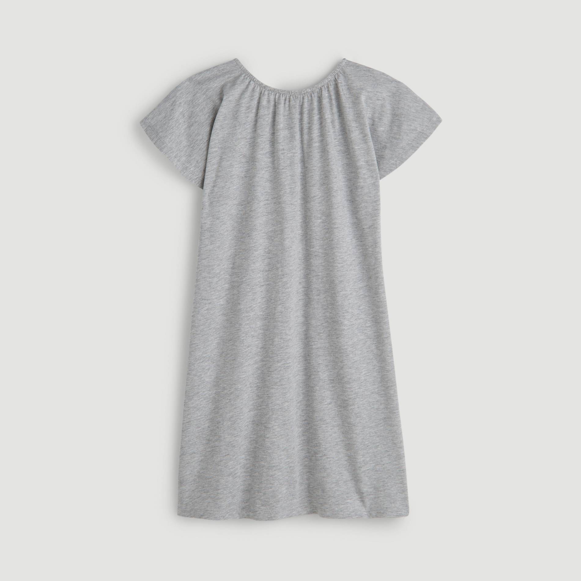 Chemise de nuit imprimee, Gris clair, large image number 1.0
