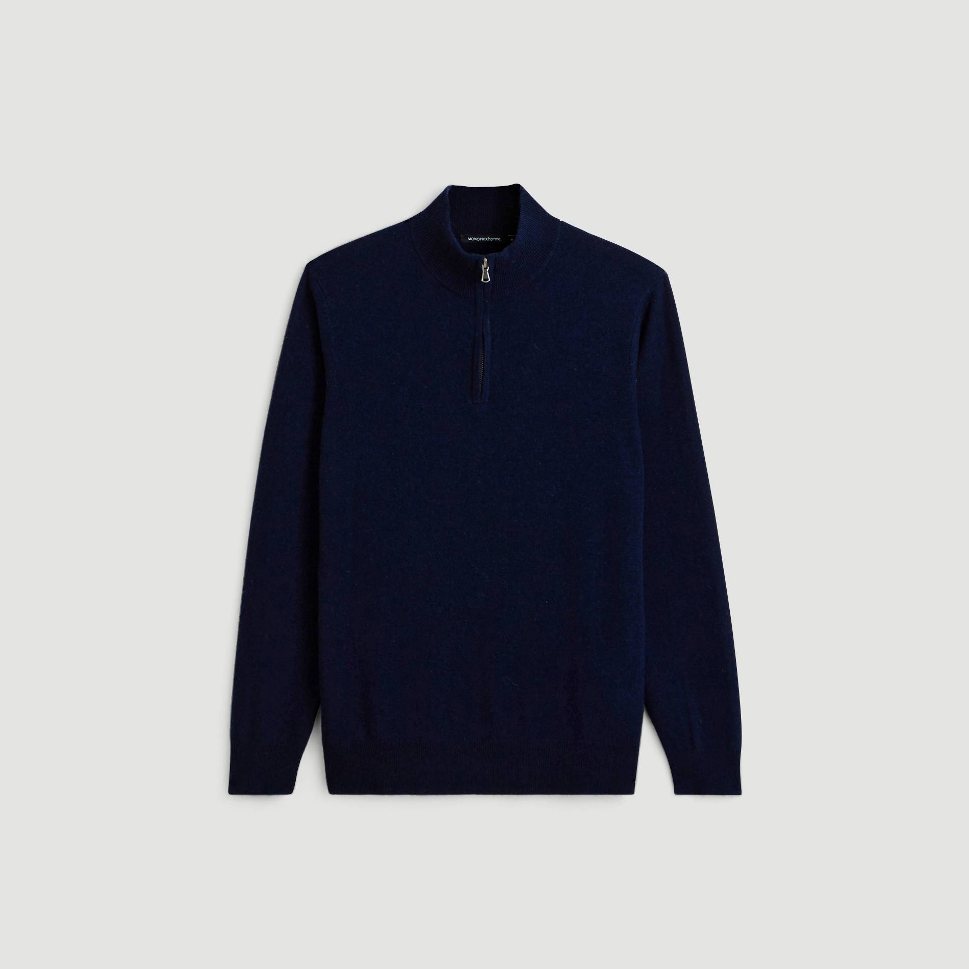 Pull laine et cachemire, Bleu marine, large image number 2.0