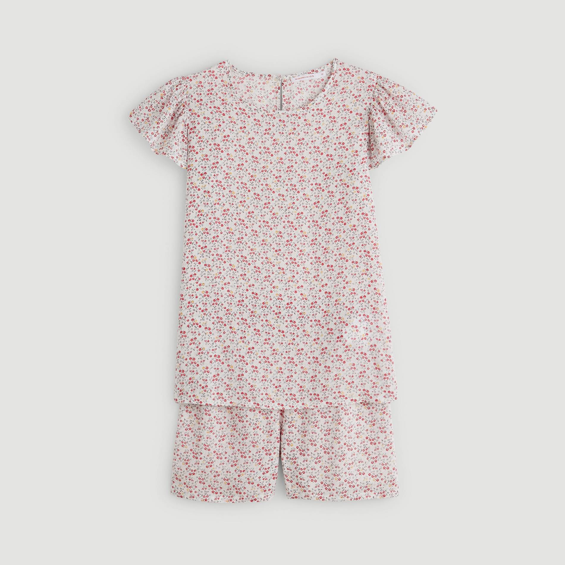 Pyjama imprime, Bois de rose, large image number 0.0