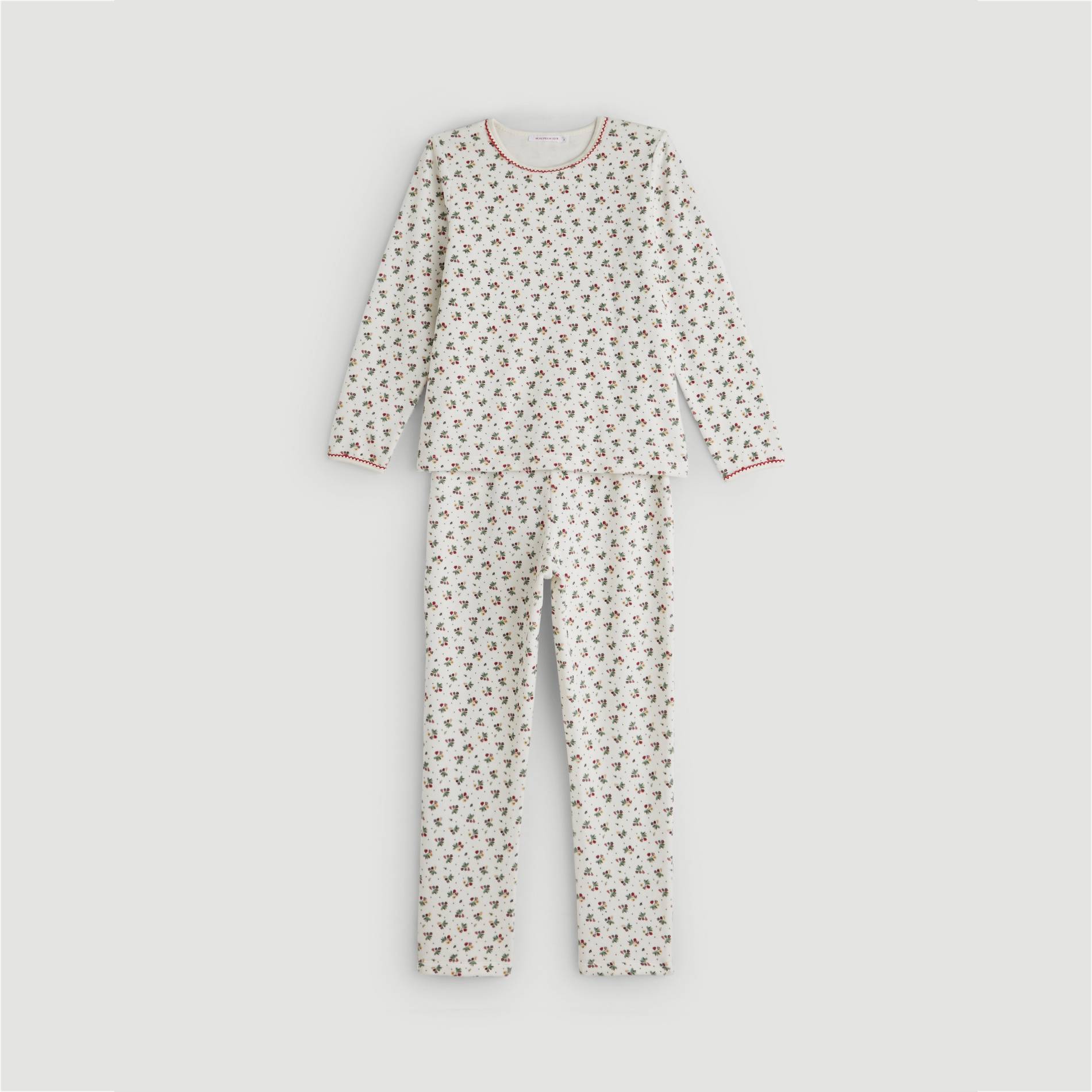 Pyjama imprime, Ecru, large image number 0.0