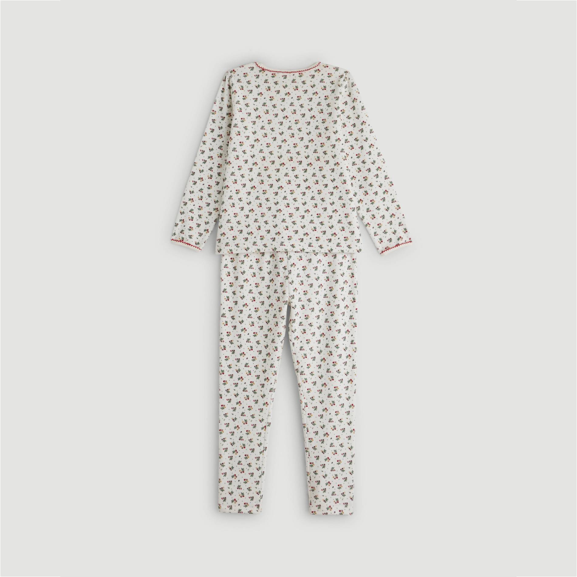 Pyjama imprime, Ecru, large image number 1