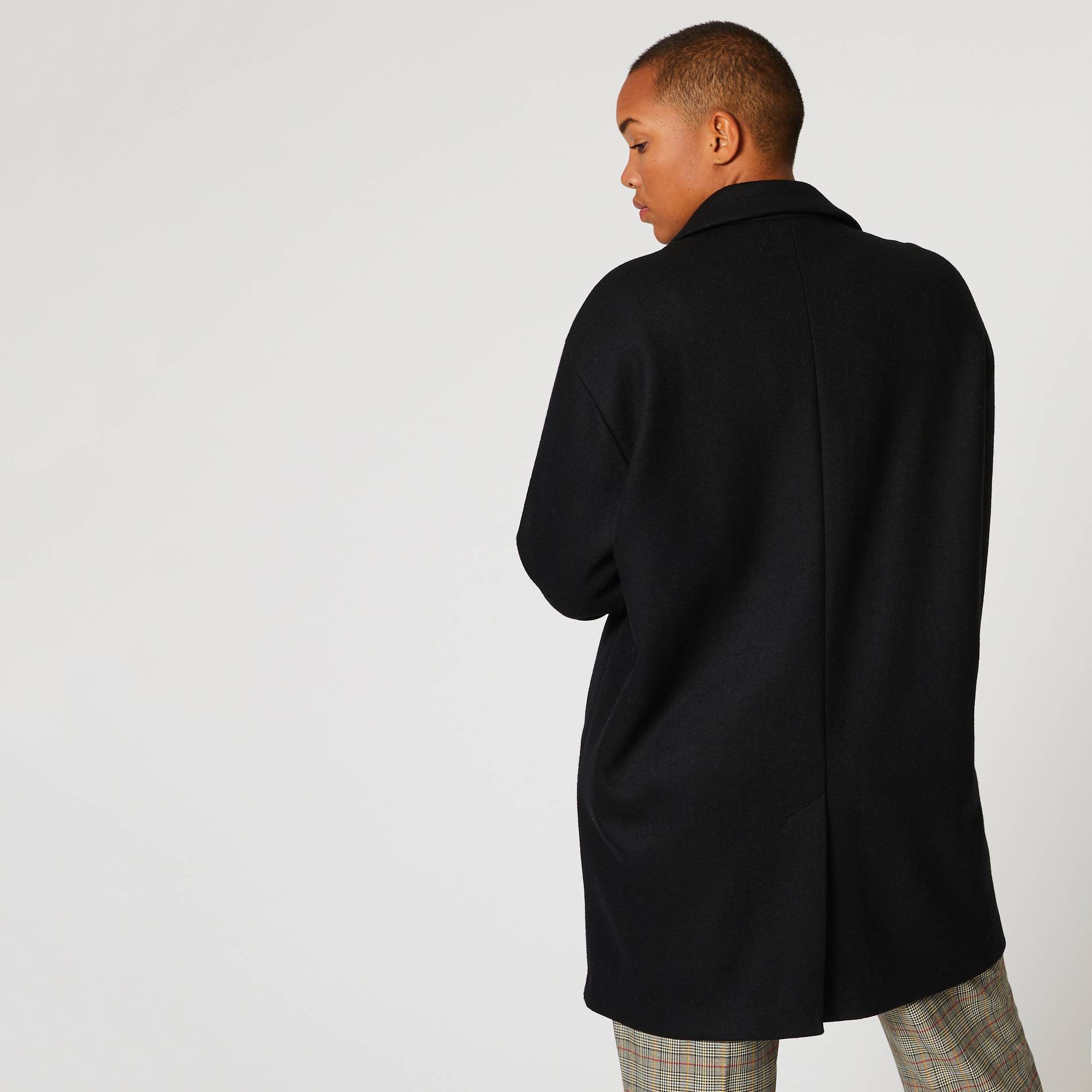 Manteau en maille, Noir, large image number 1.0