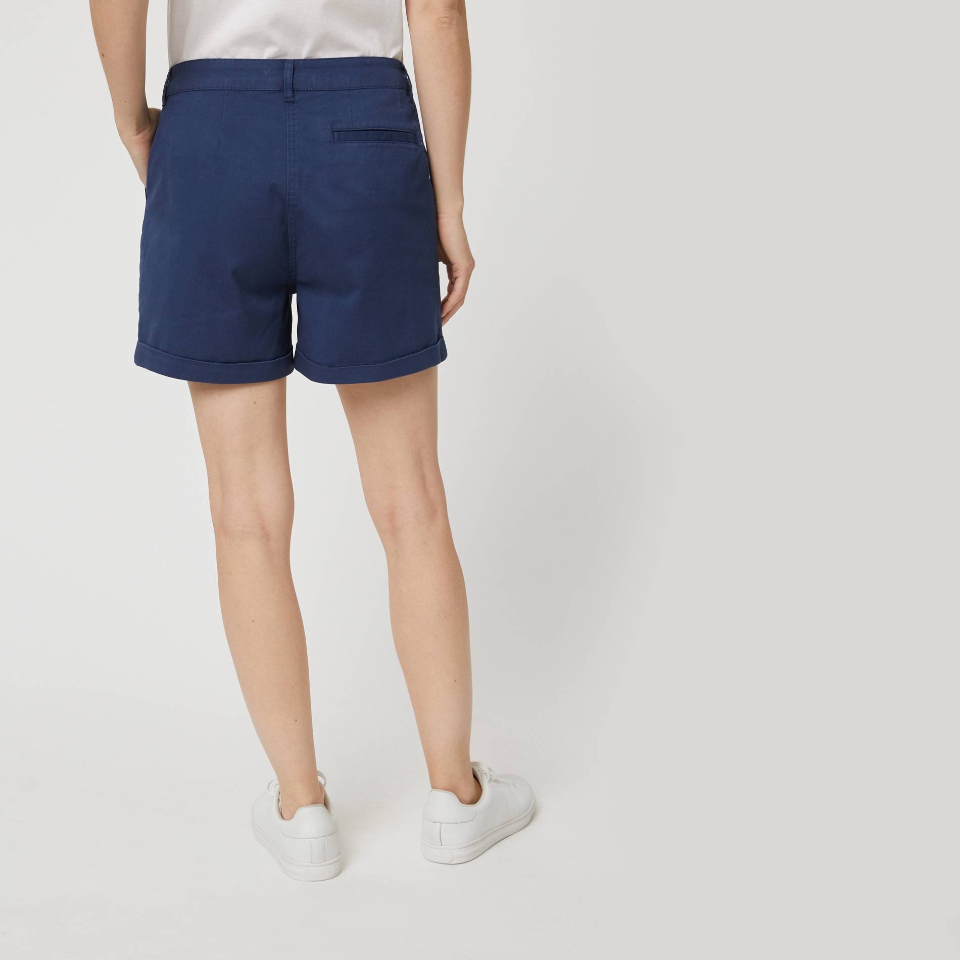 Short uni a revers, Indigo, large image number 1