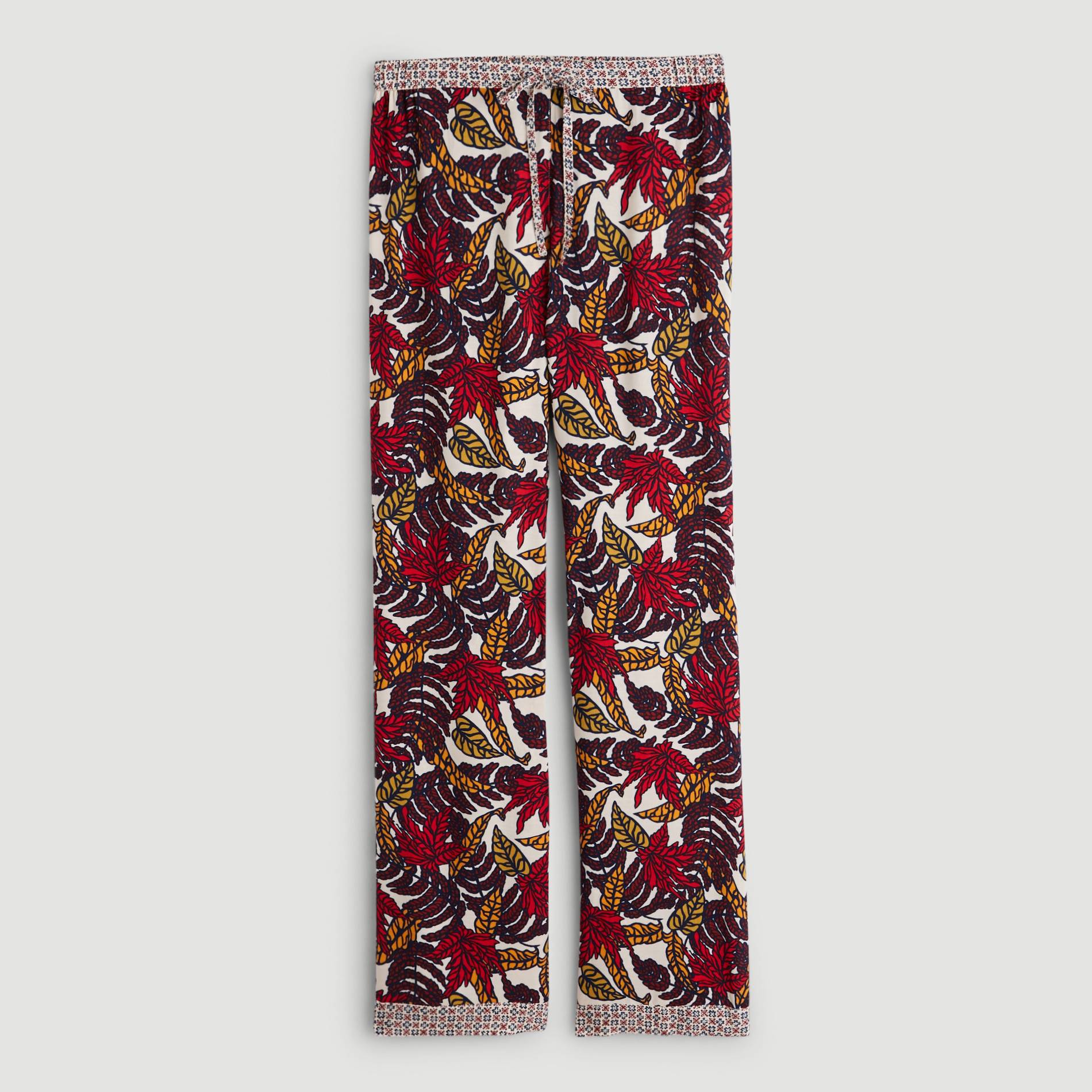 Pantalon imprime, Ecru, large image number 2