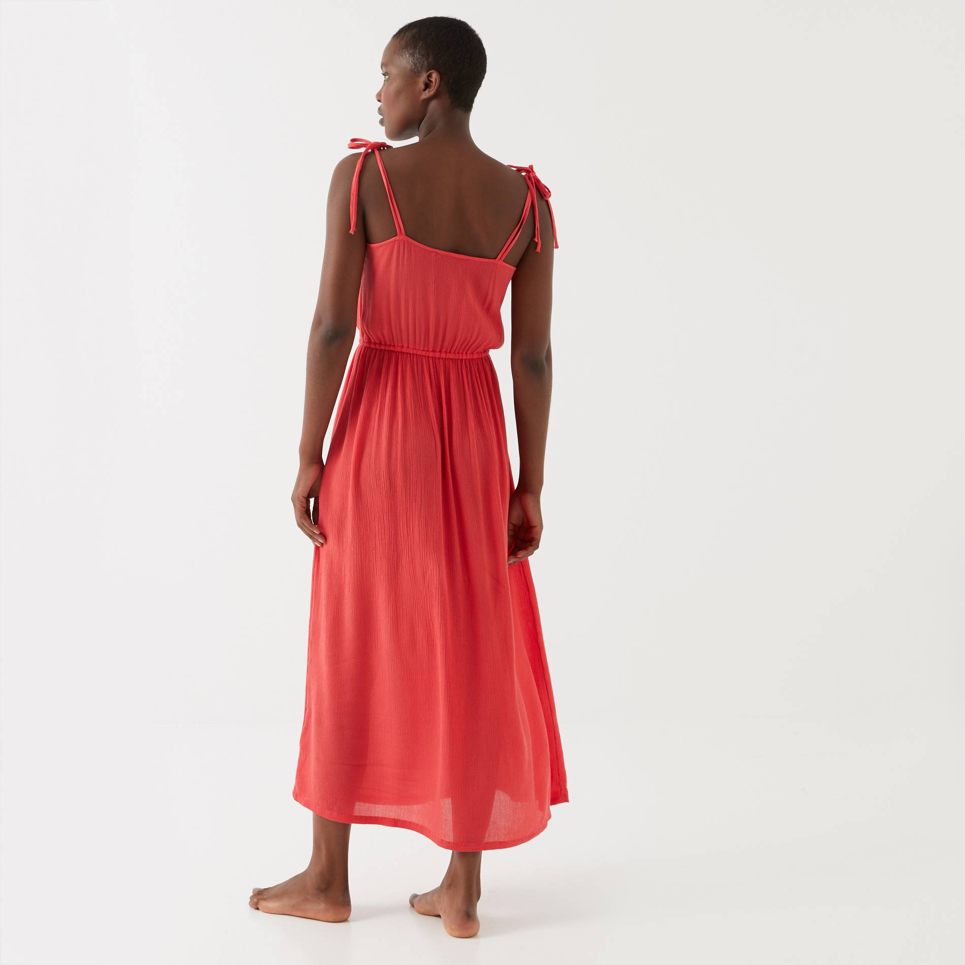 Robe de plage unie, Cerise, large image number 1.0