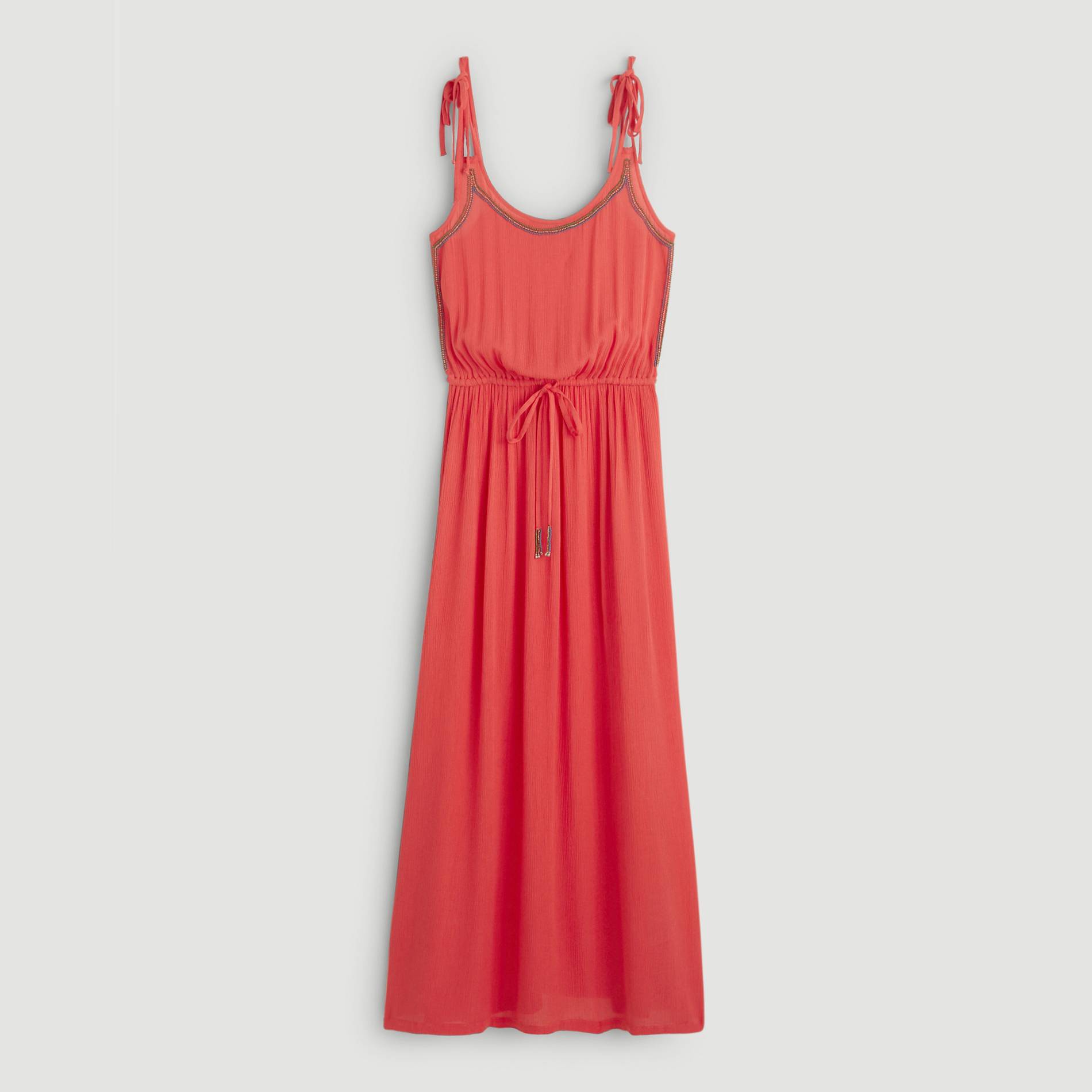 Robe de plage unie, Cerise, large image number 2