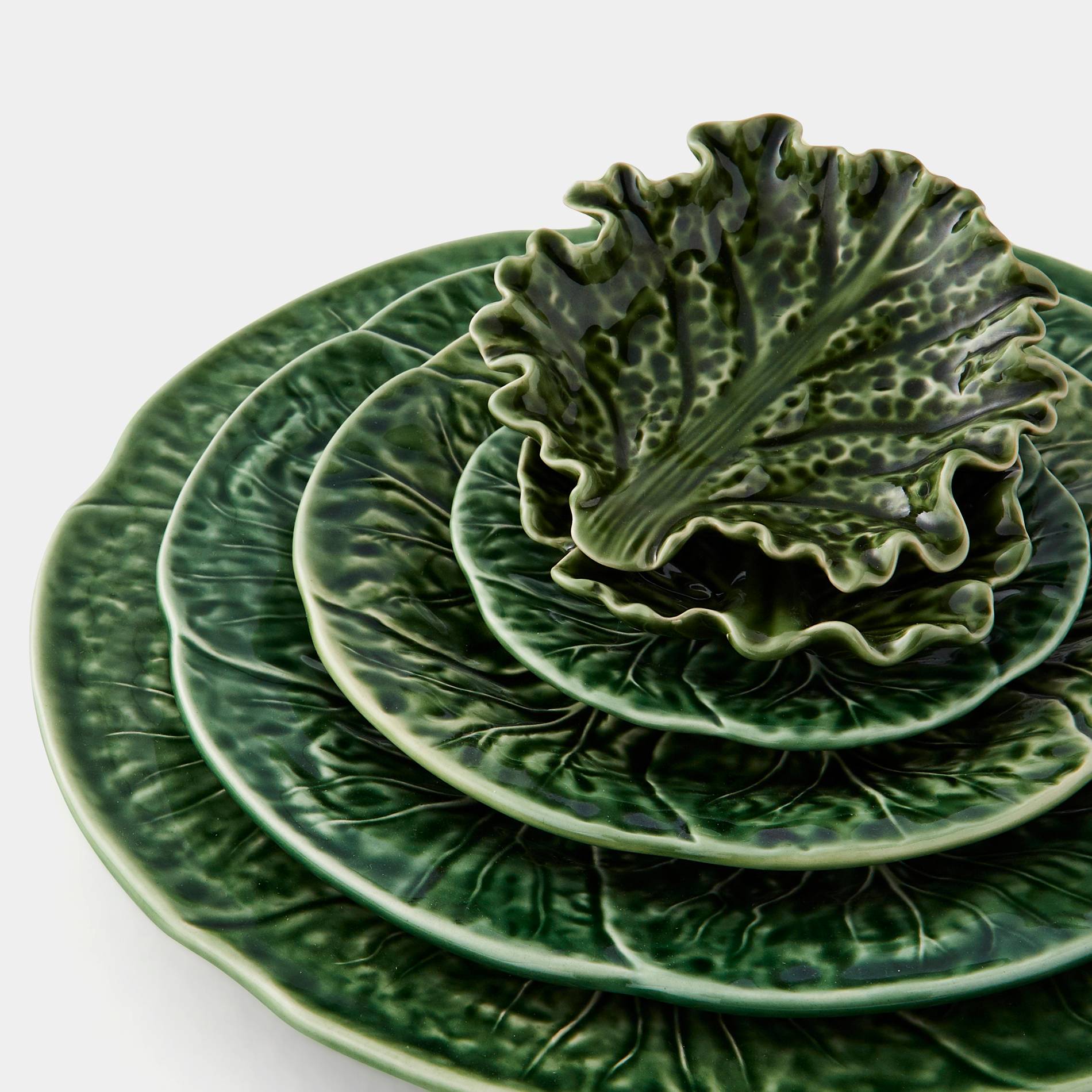Assiette à pain, Vert, large image number 1