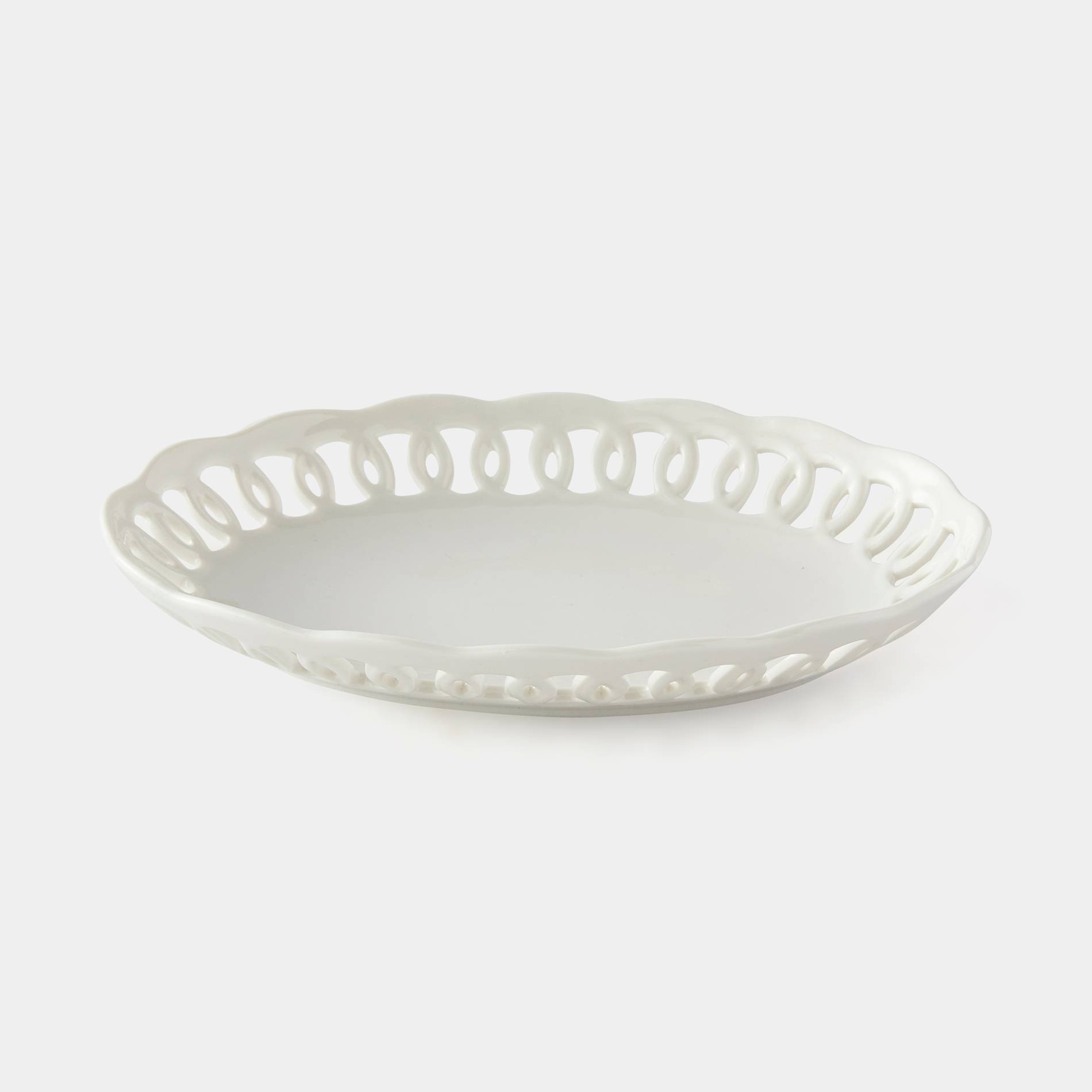 Plat oval, Ecru, large image number 0.0