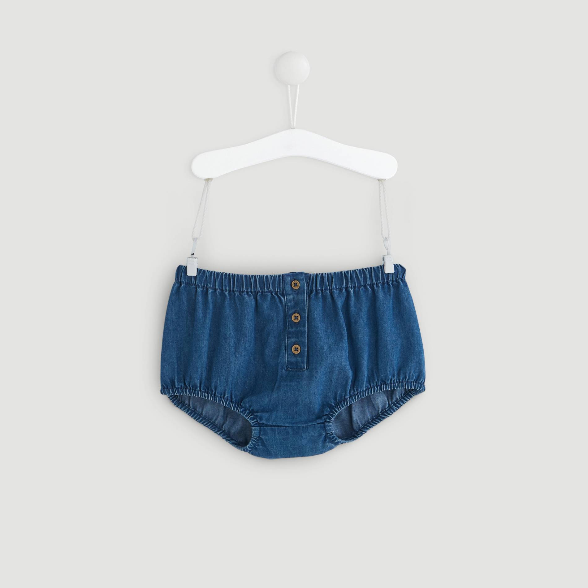 Short en denim, Indigo, large image number 0