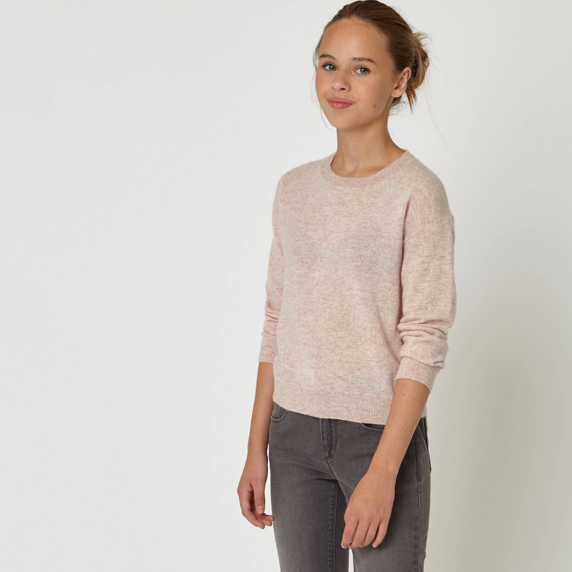 Pull en cachemire, Rose pâle, large image number 0