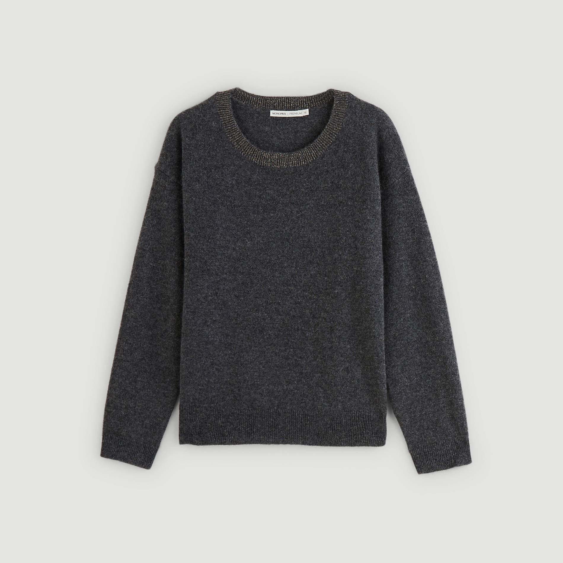 Pull en cachemire, Gris foncé, large image number 1.0