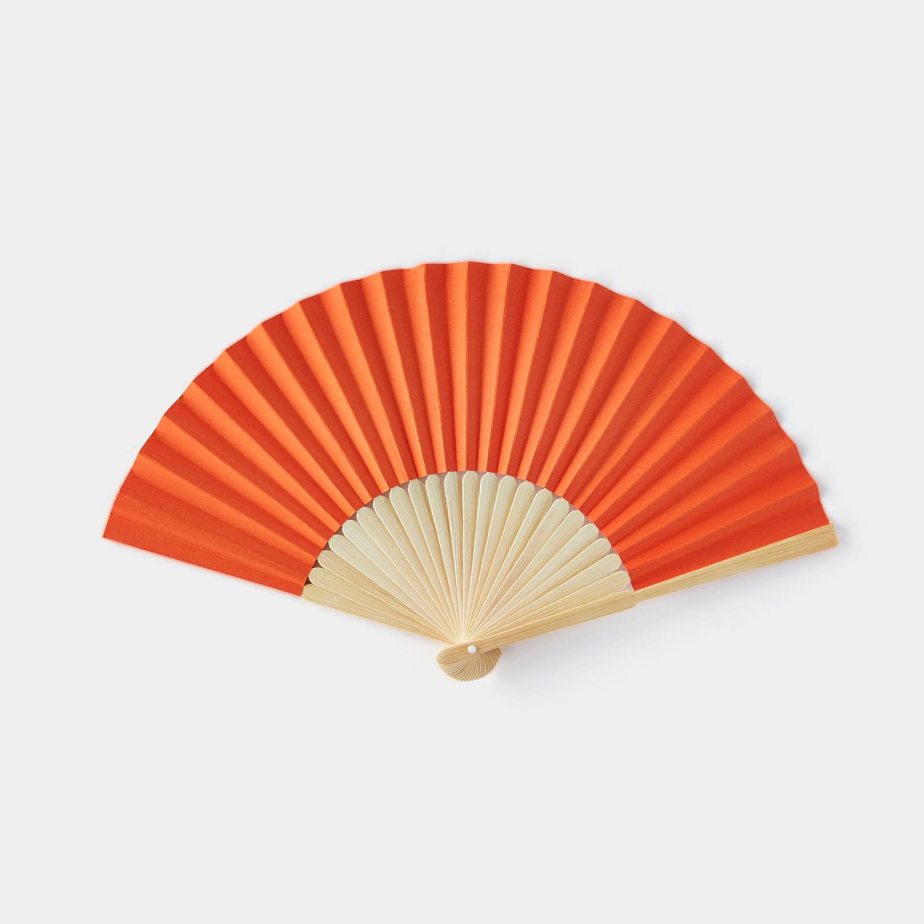 Eventail pliant, Orange, large image number 0