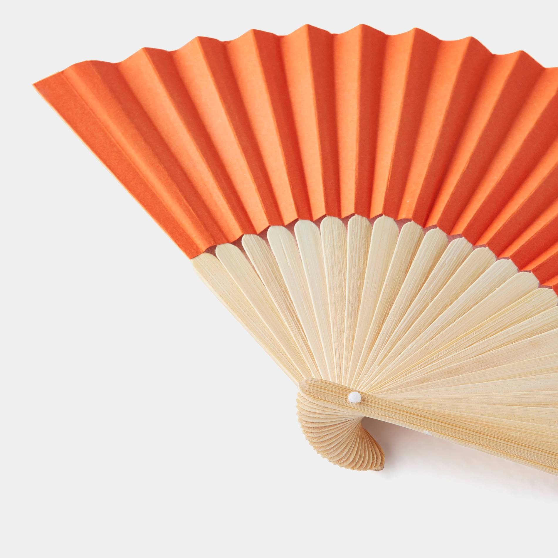 Eventail pliant, Orange, large image number 1