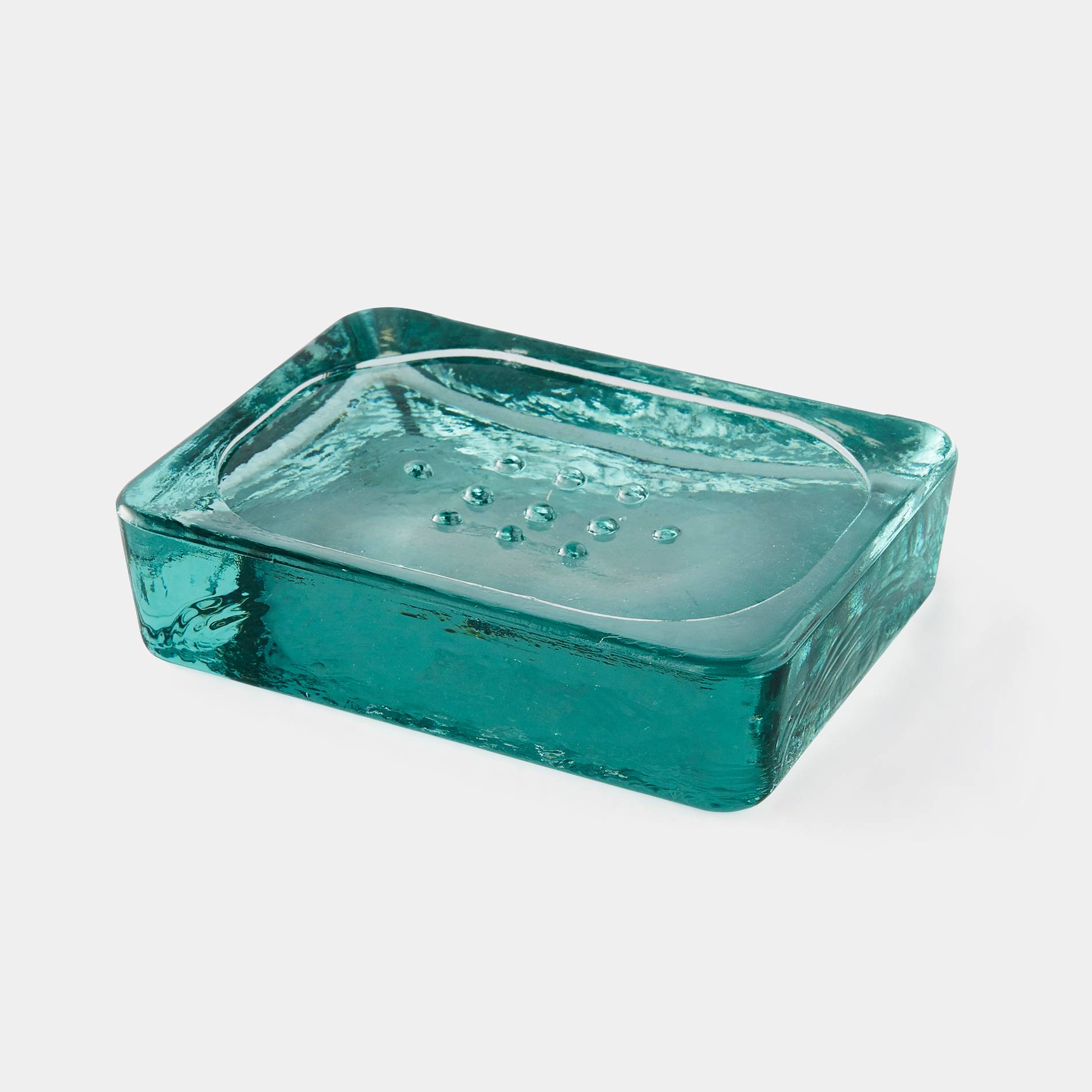 Porte savon en verre, Blanc, large image number 0