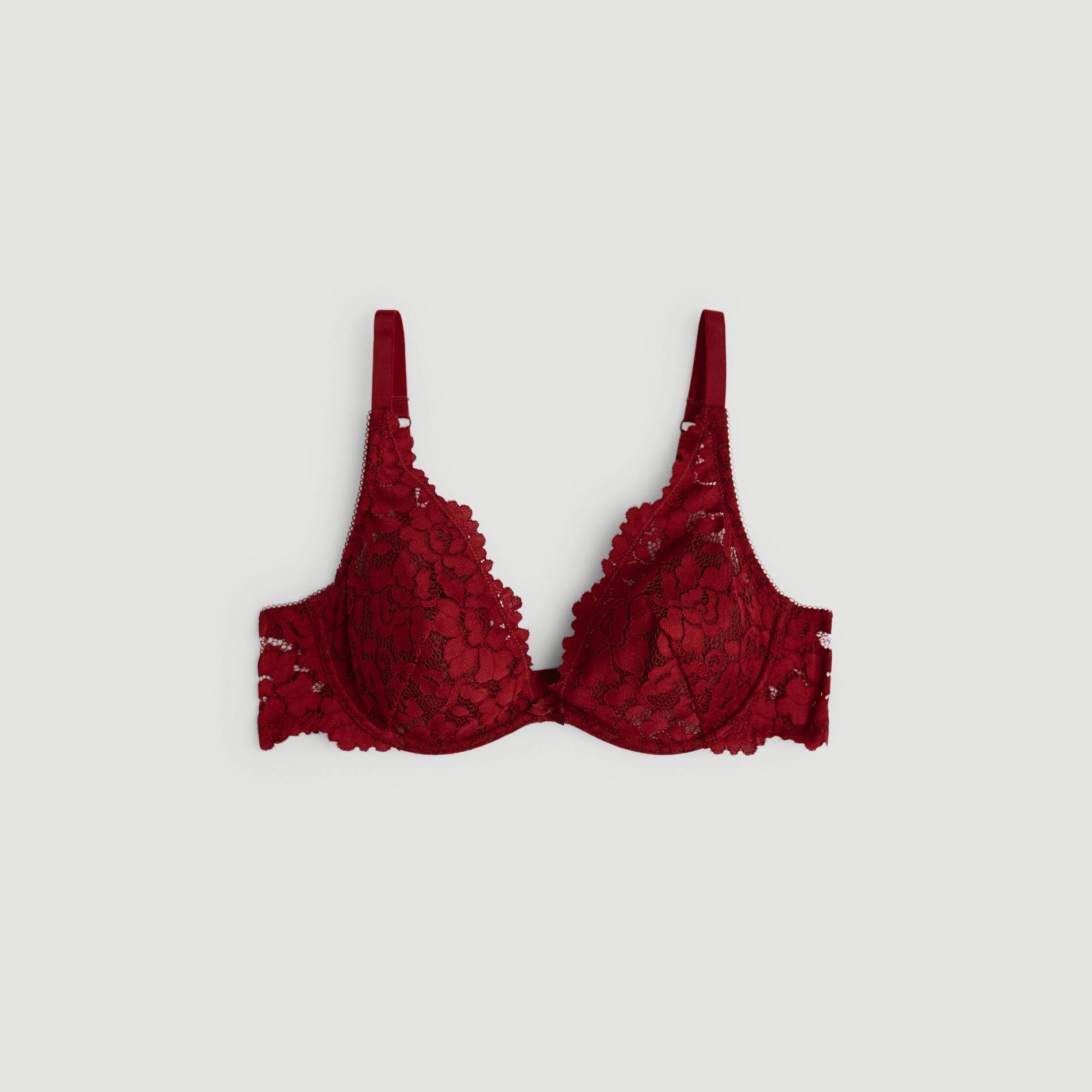 Foulard en dentelle, Bordeaux, large image number 2