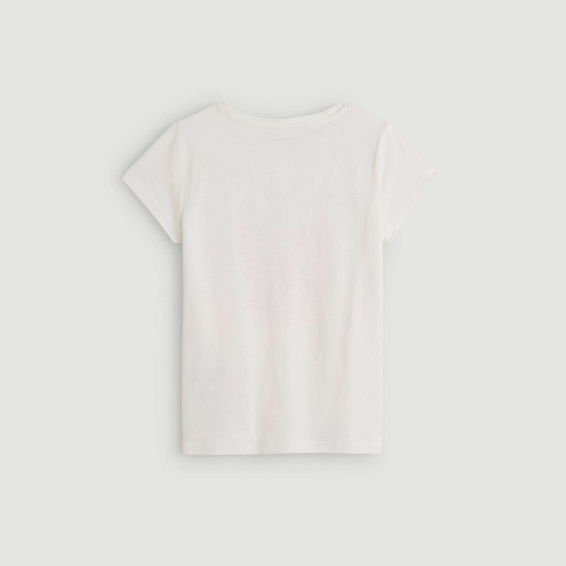 T-shirt manches courtes imprime, Ecru, large image number 1