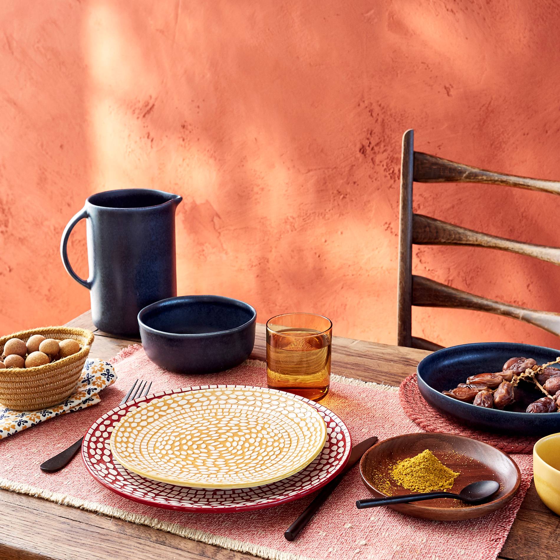 Assiette plate, Indigo, large image number 2.0