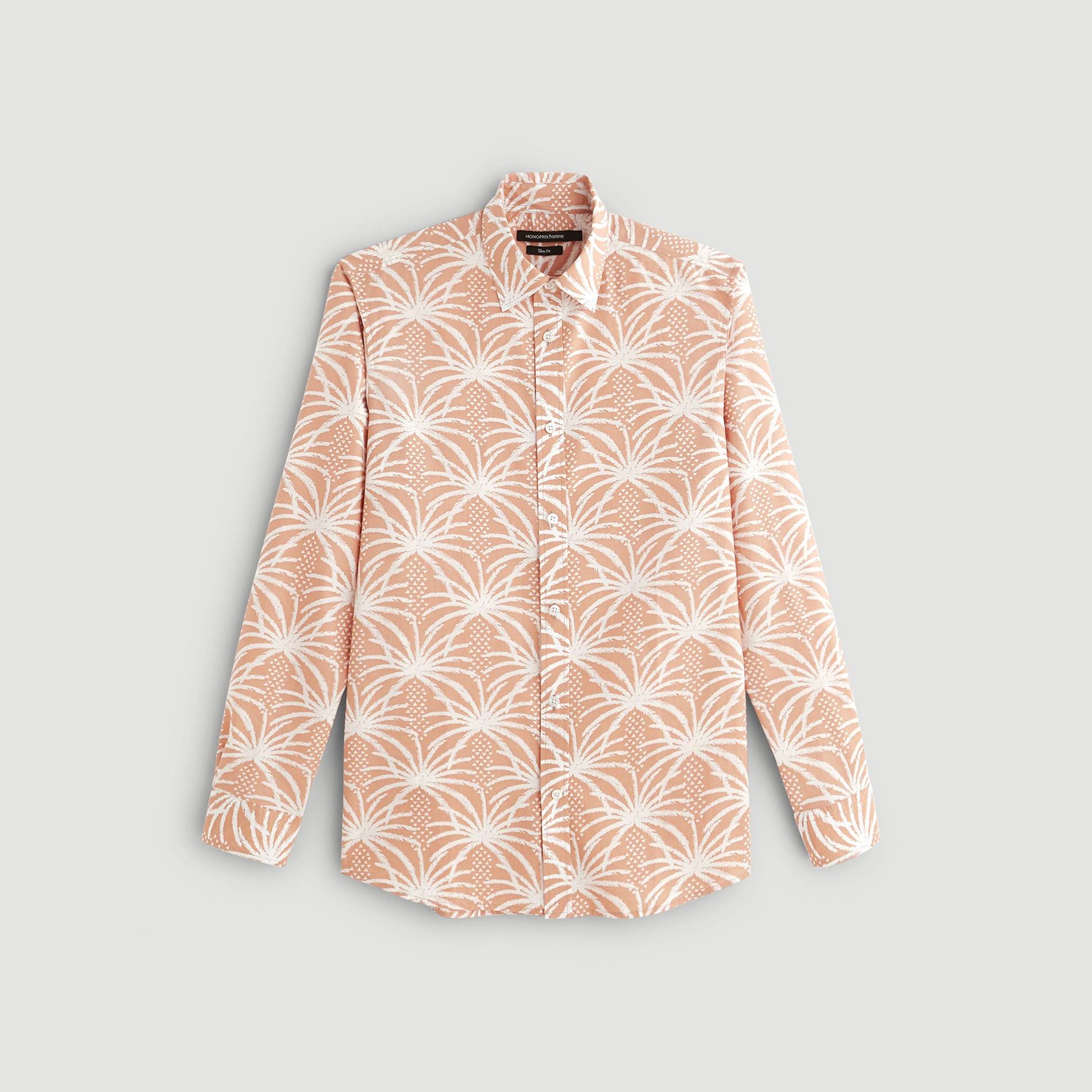 Chemise imprimée, Rose clair, large image number 2