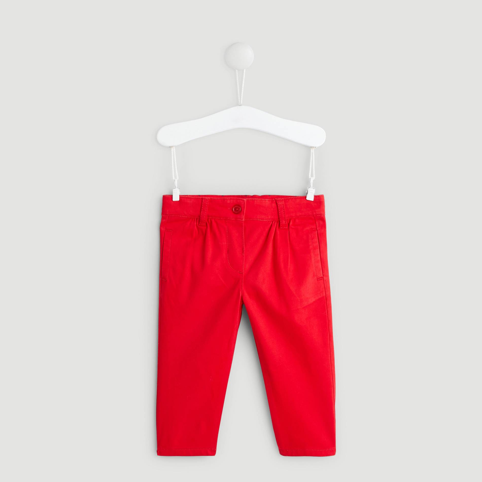 Pantalon twill, Rouge, large image number 0